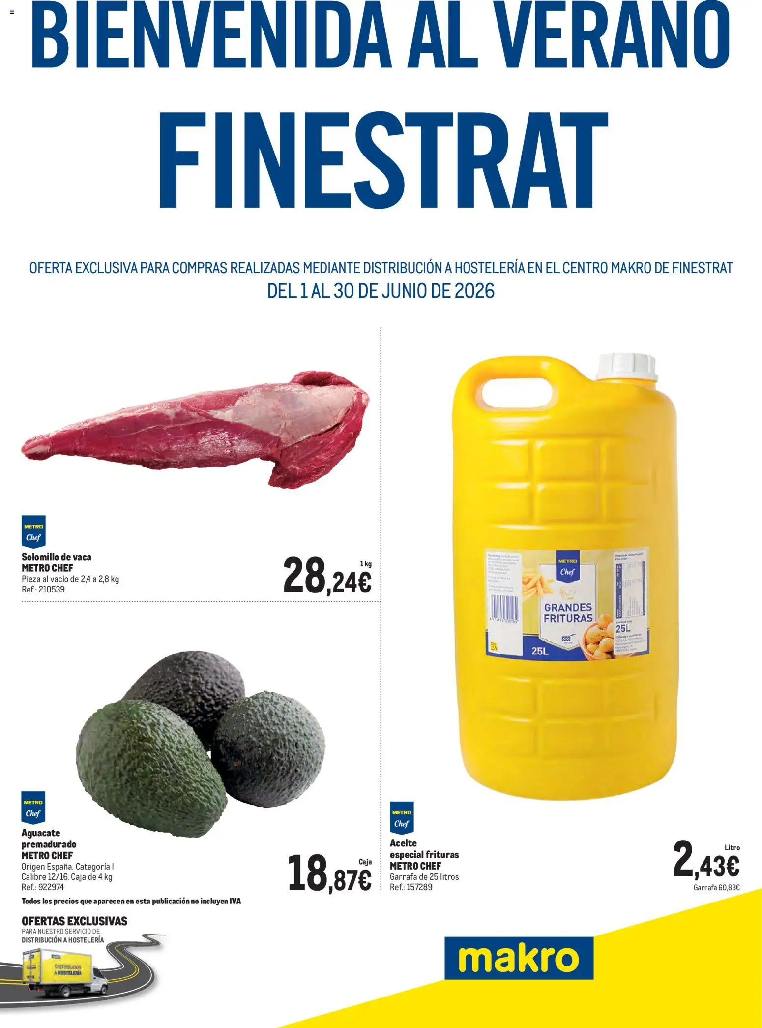 Makro Bienvenido Verano Finestrat │ válido desde el 01.06.2026 | Página: 1 | Productos: Aceite, Caja