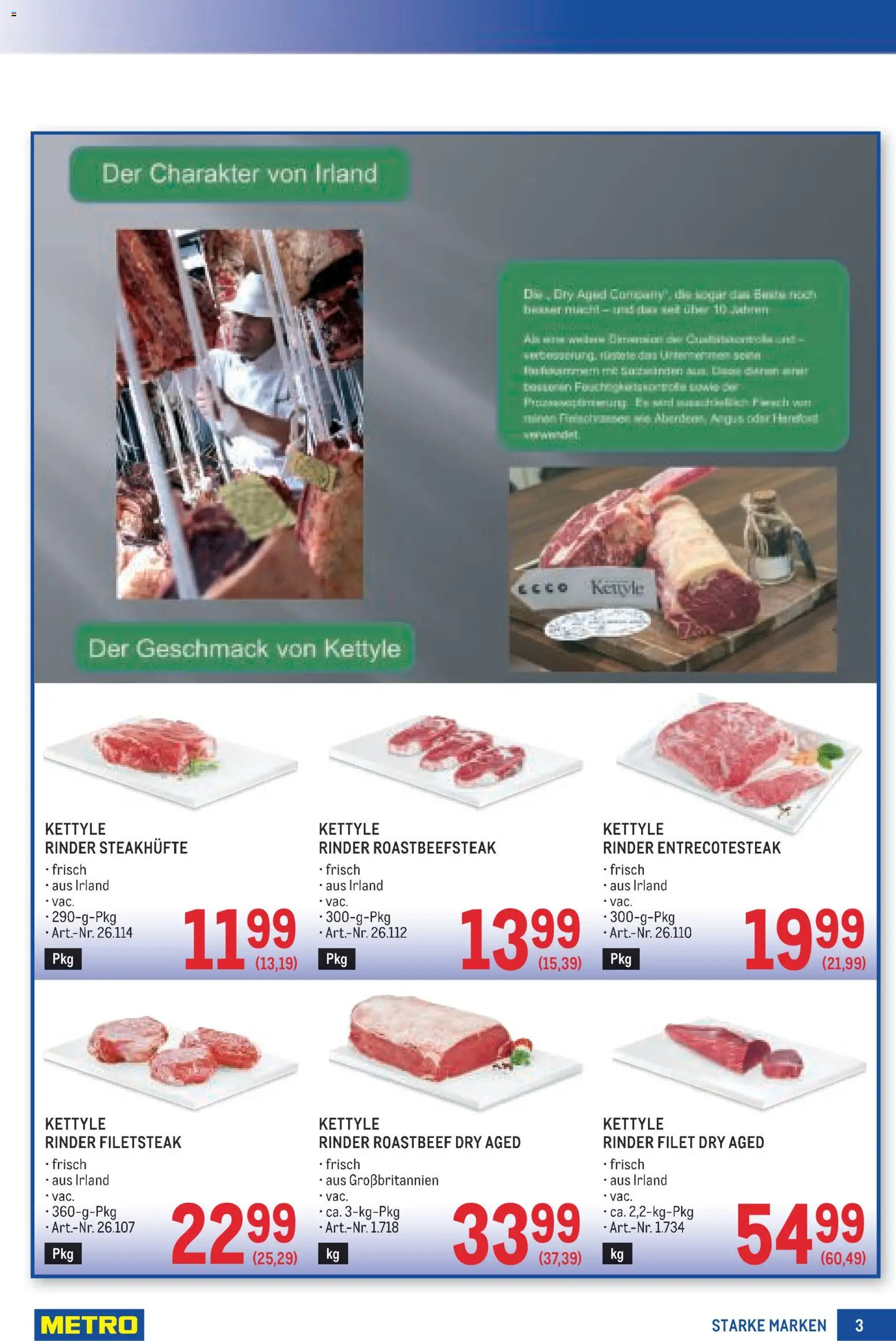 Metro angebote Starke Marken gültig ab 01.10.2026 | Seite: 3 | Produkte: Roastbeef