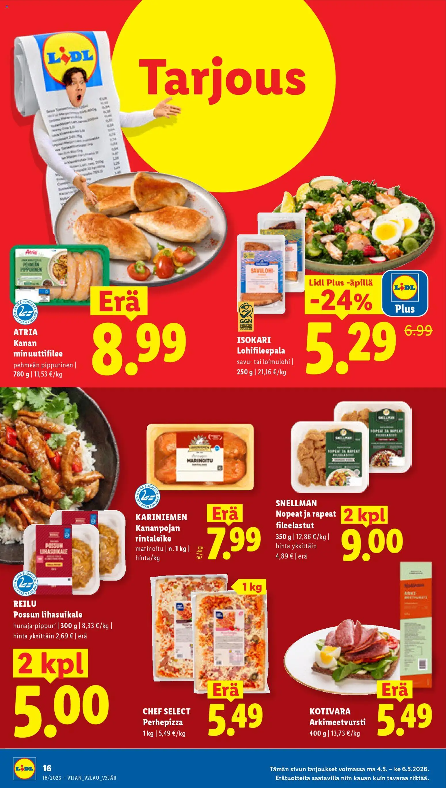 Lidl tarjoukset - Helsinki – voimassa 29.04.2026 alkaen | Sivu: 22