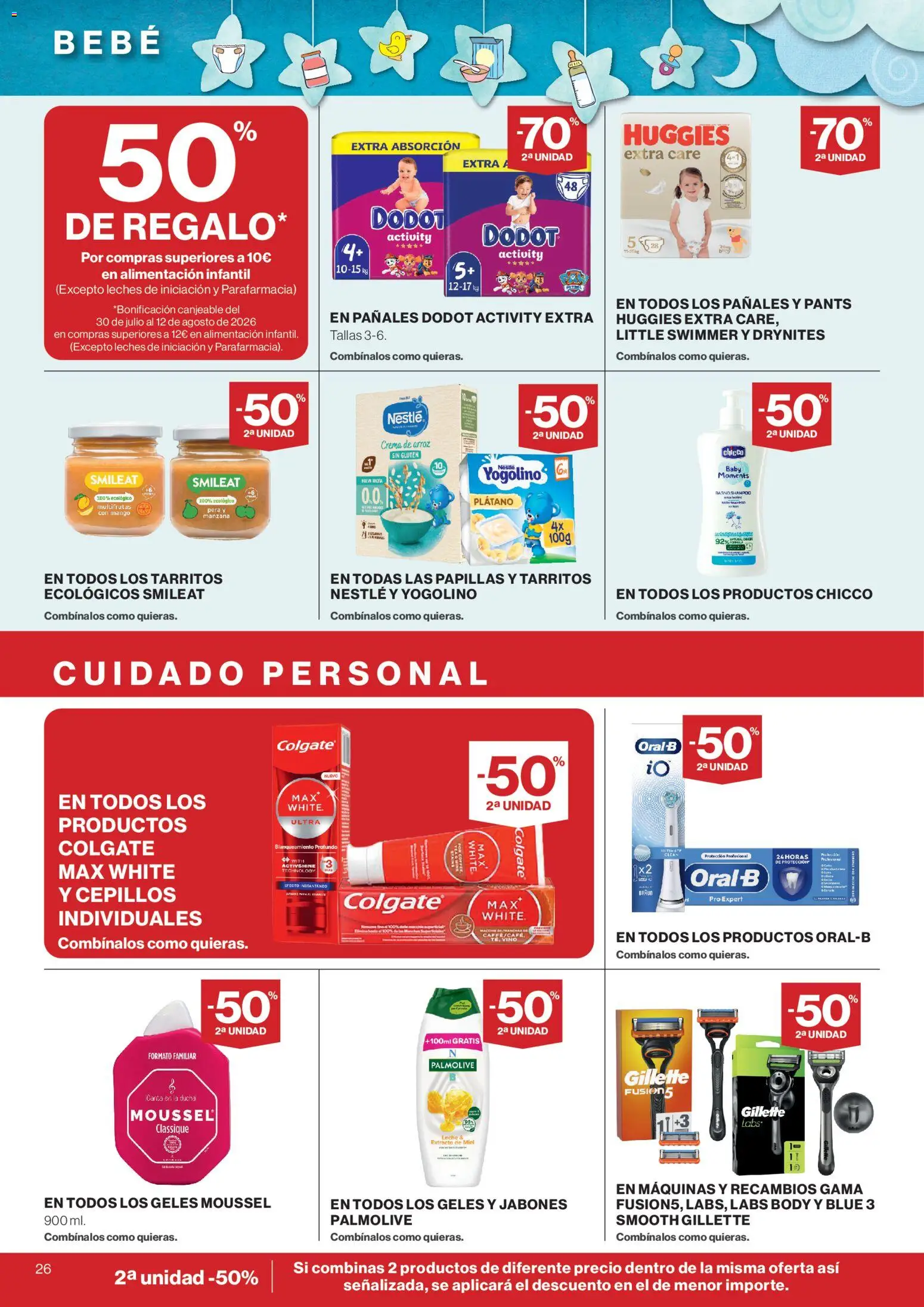 Supercor folleto │ válido desde el 16/07/2026 | Página: 26 | Productos: Leche, Arroz, Manzana, Body