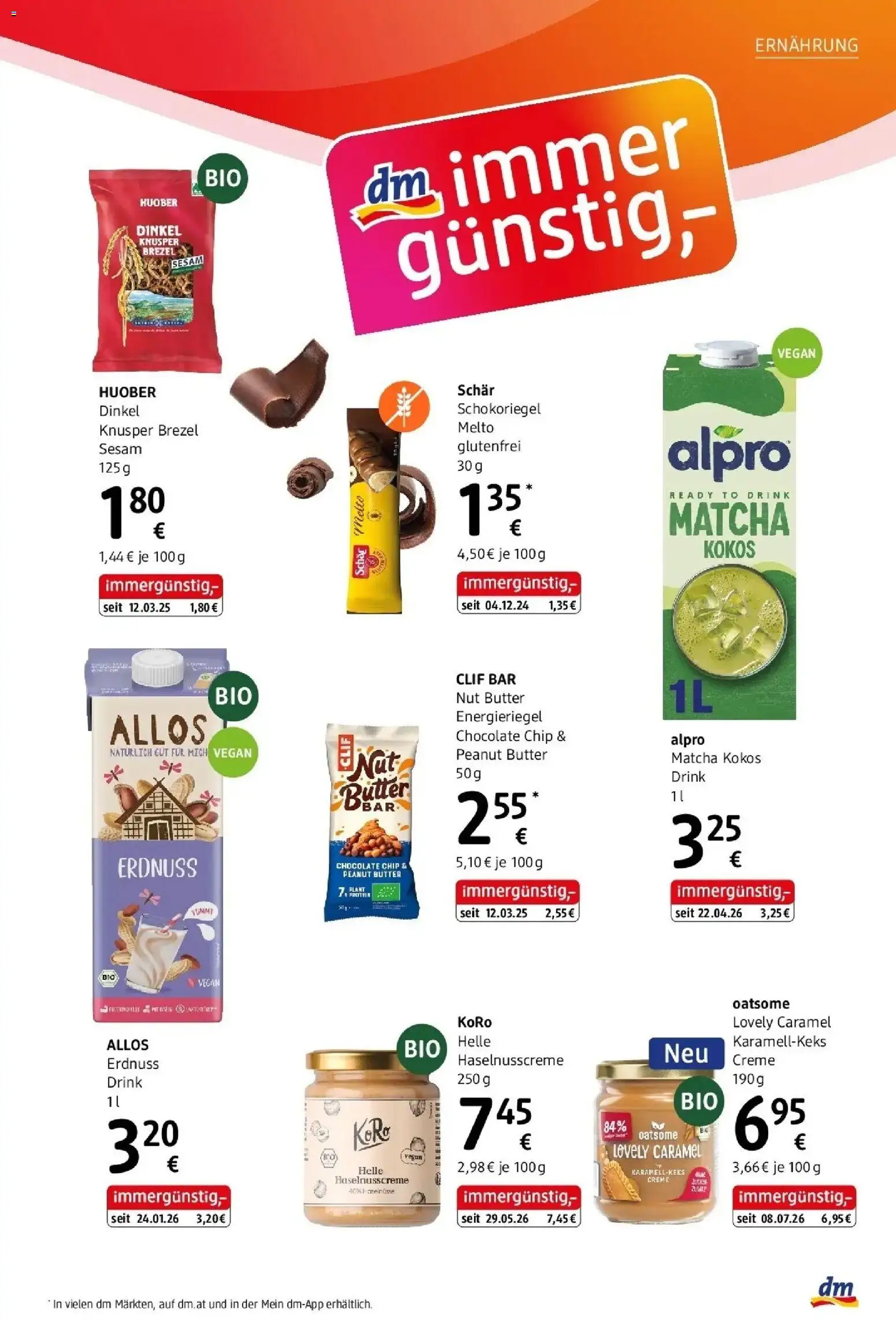 dm drogerie markt Flugblatt  / 2026 von 10.09.2026 - Aktuelle Angebote | Seite: 7 | Produkte: Matcha, Butter, Creme