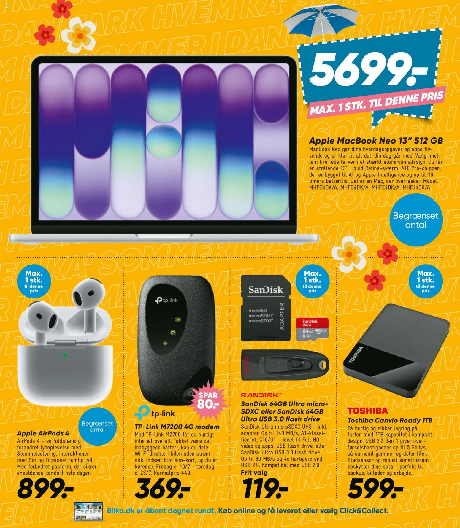 Bilka tilbudsavis – gyldig fra 10/07/2026 | Side: 21 | Produkter: Airpods, USB, Video