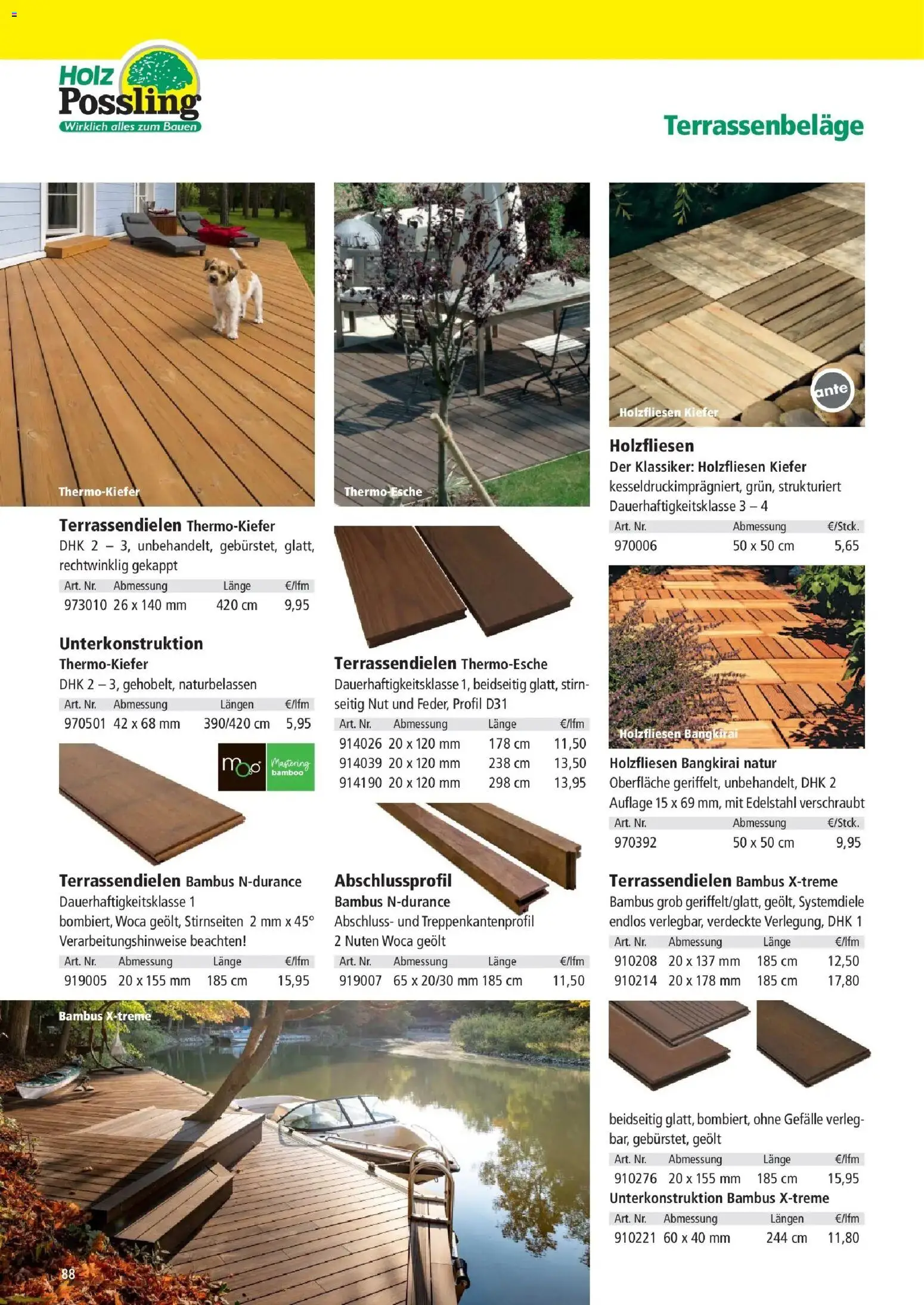 Angebote - Holz Possling: dig. Flyer | Holz-Bau-Katalog | Mai – gültig ab 03.05.2025 | Seite: 88