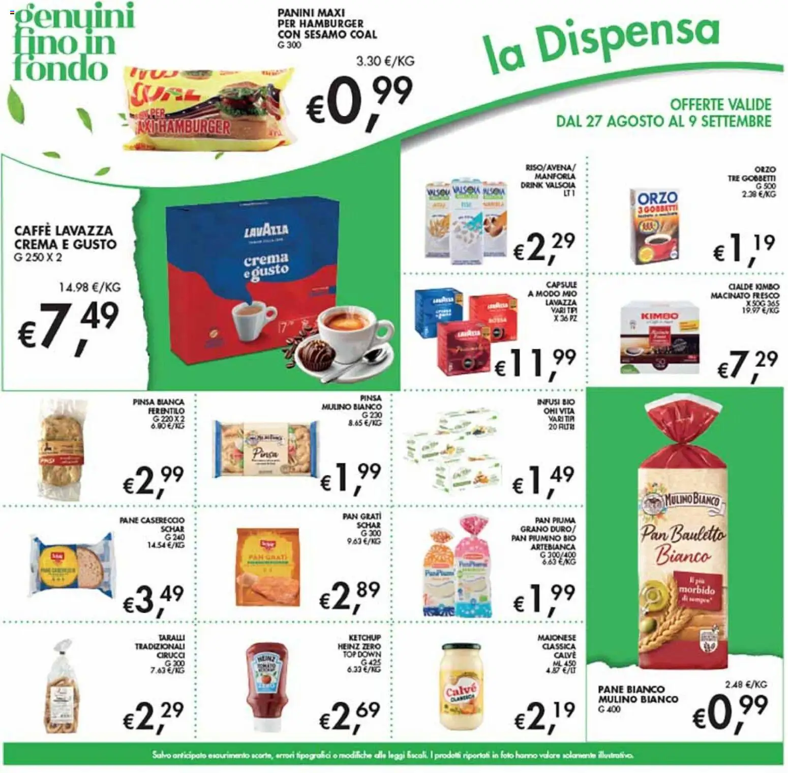 Volantino Coal del 27/08/2026 | Pagina: 17 | Prodotti: Caffè, Taralli, Lavazza, Macinato