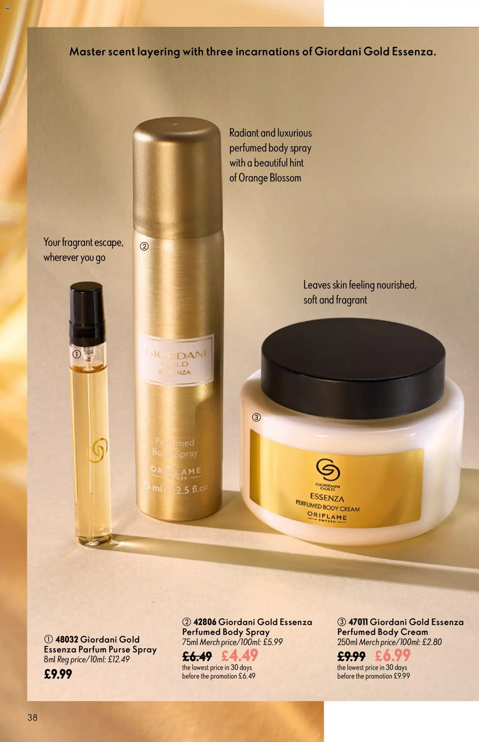 {H1} | Page: 38 | Products: Body cream, Cream, Orange