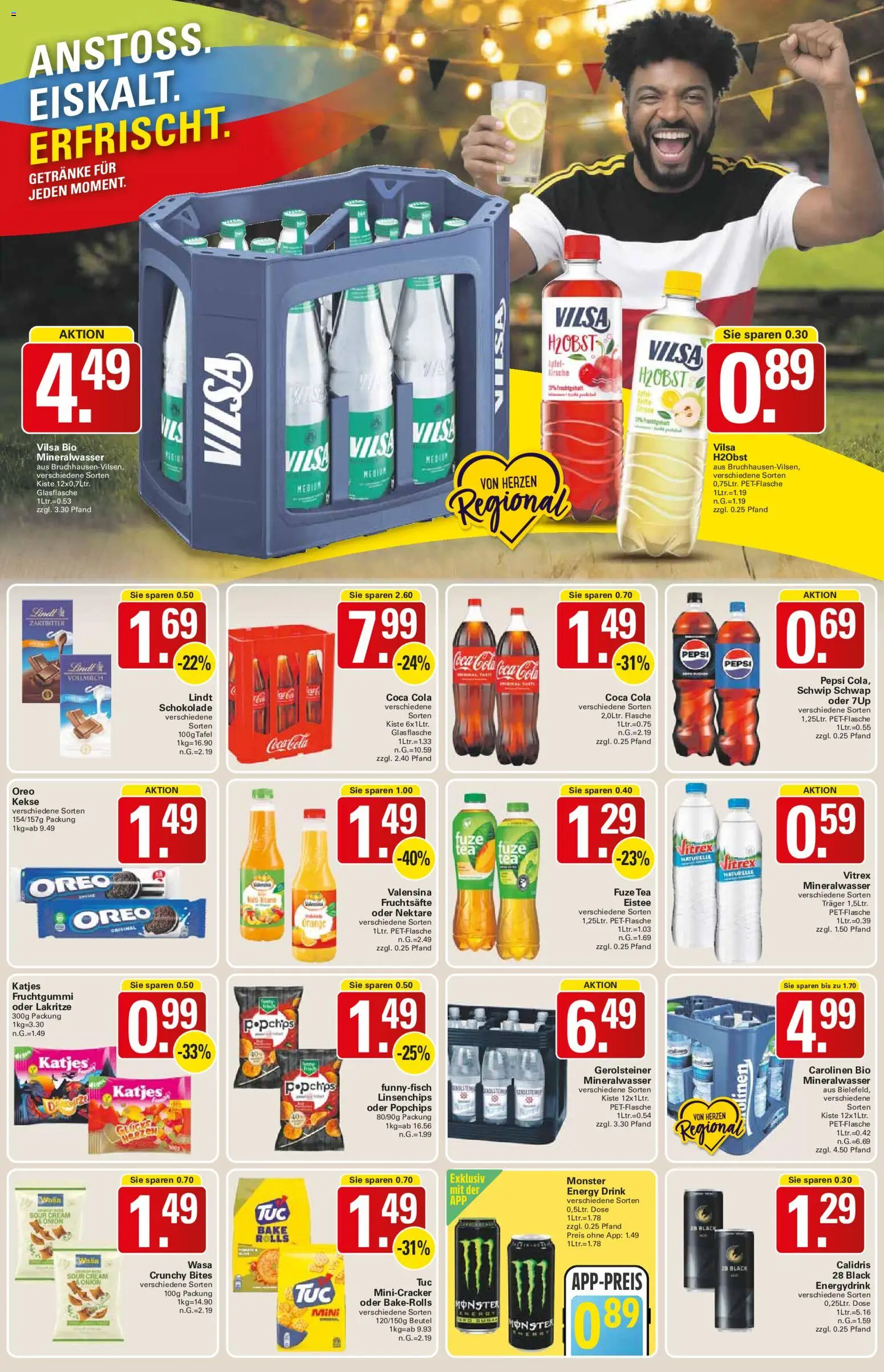 WEZ Prospekt – gültig ab 22.06.2026 | Seite: 11 | Produkte: Coca cola, Energy, Mineralwasser, Gerolsteiner