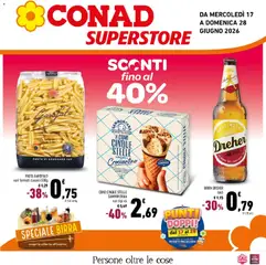 Anteprima del volantino Conad volantino Superstore Sicilia valido a partire dal 17.06.2026