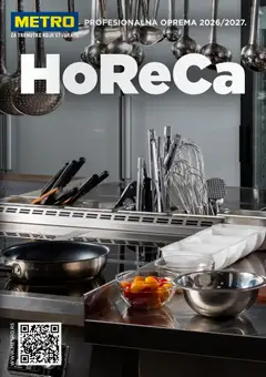 Metro katalog Horeca Profesionalna oprema - pregled Metro kataloga - važi od 10.07.2026