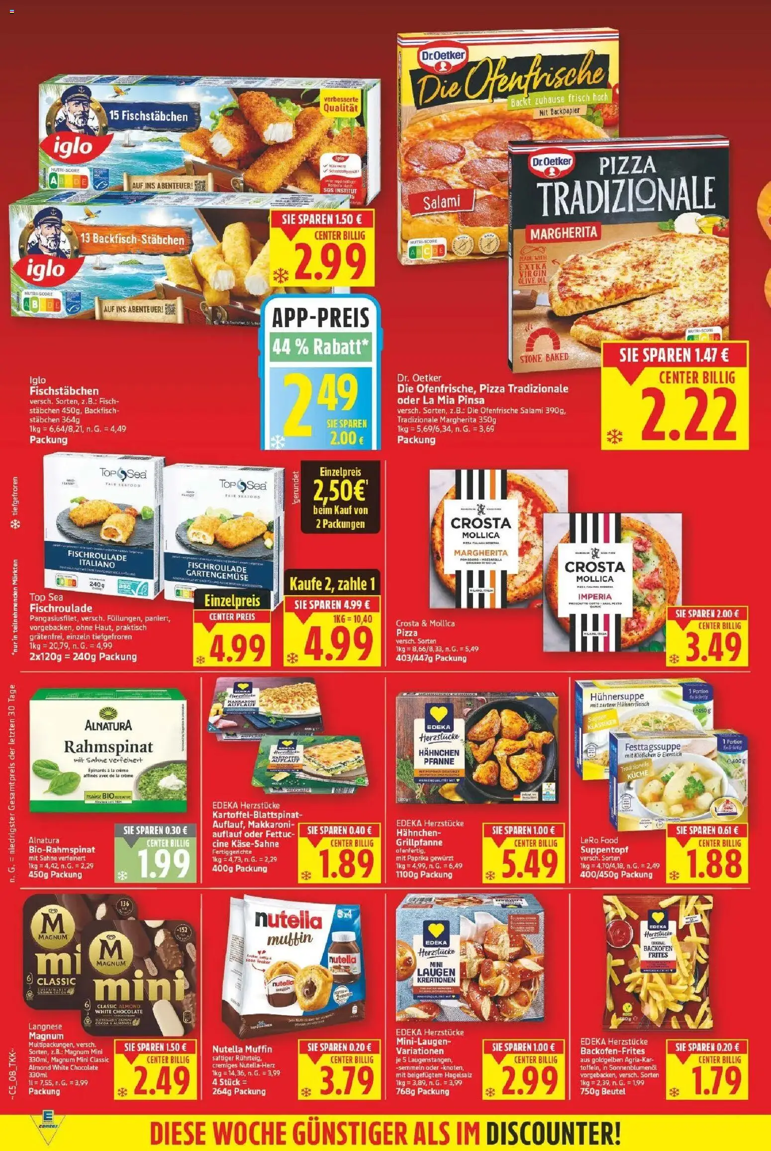 E center Prospekt Minden	 – gültig ab 10.05.2026 | Seite: 8 | Produkte: Langnese, Hahnchen, Iglo, Fertiggerichte