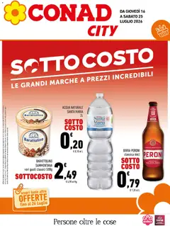 Anteprima del volantino Conad volantino City Sicilia valido a partire dal 16/07/2026