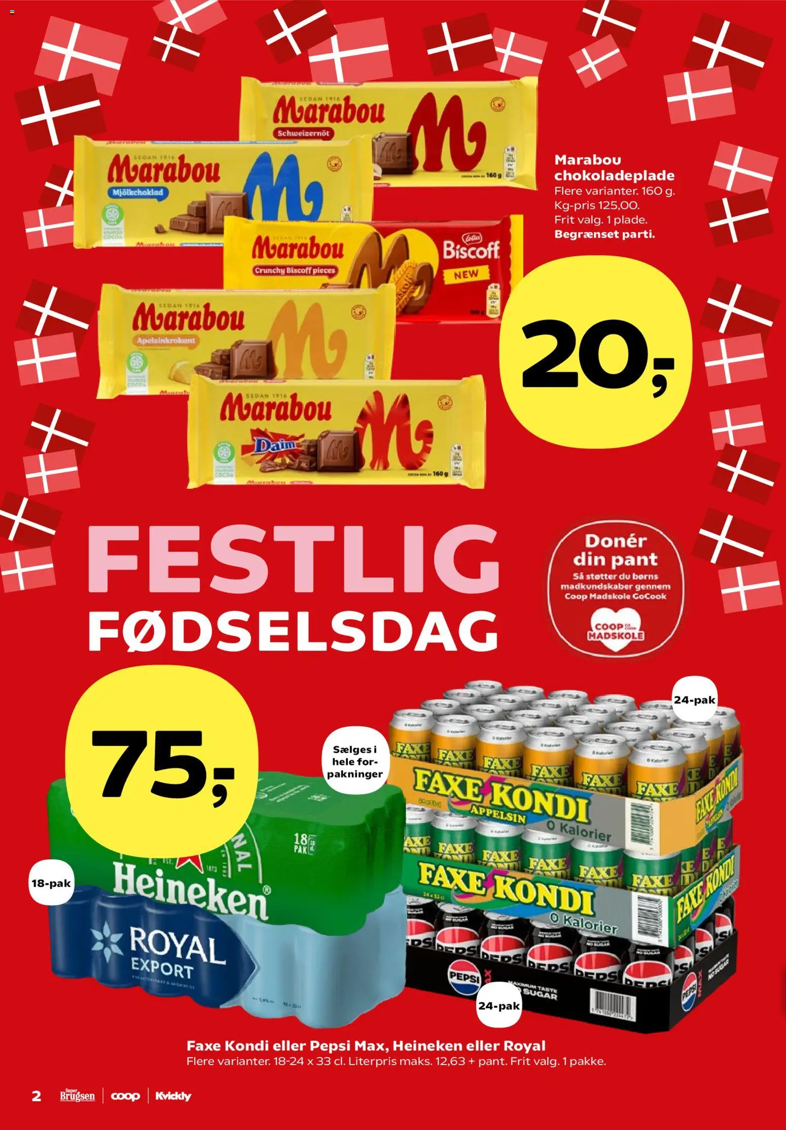 Kvickly tilbudsavis – gyldig fra 08.05.2026 | Side: 2 | Produkter: Faxe Kondi, Pepsi