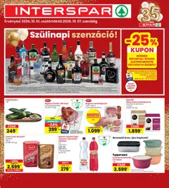 Interspar akciós újság - amely érvényes a következő dátumtól: 2026.10.01.
