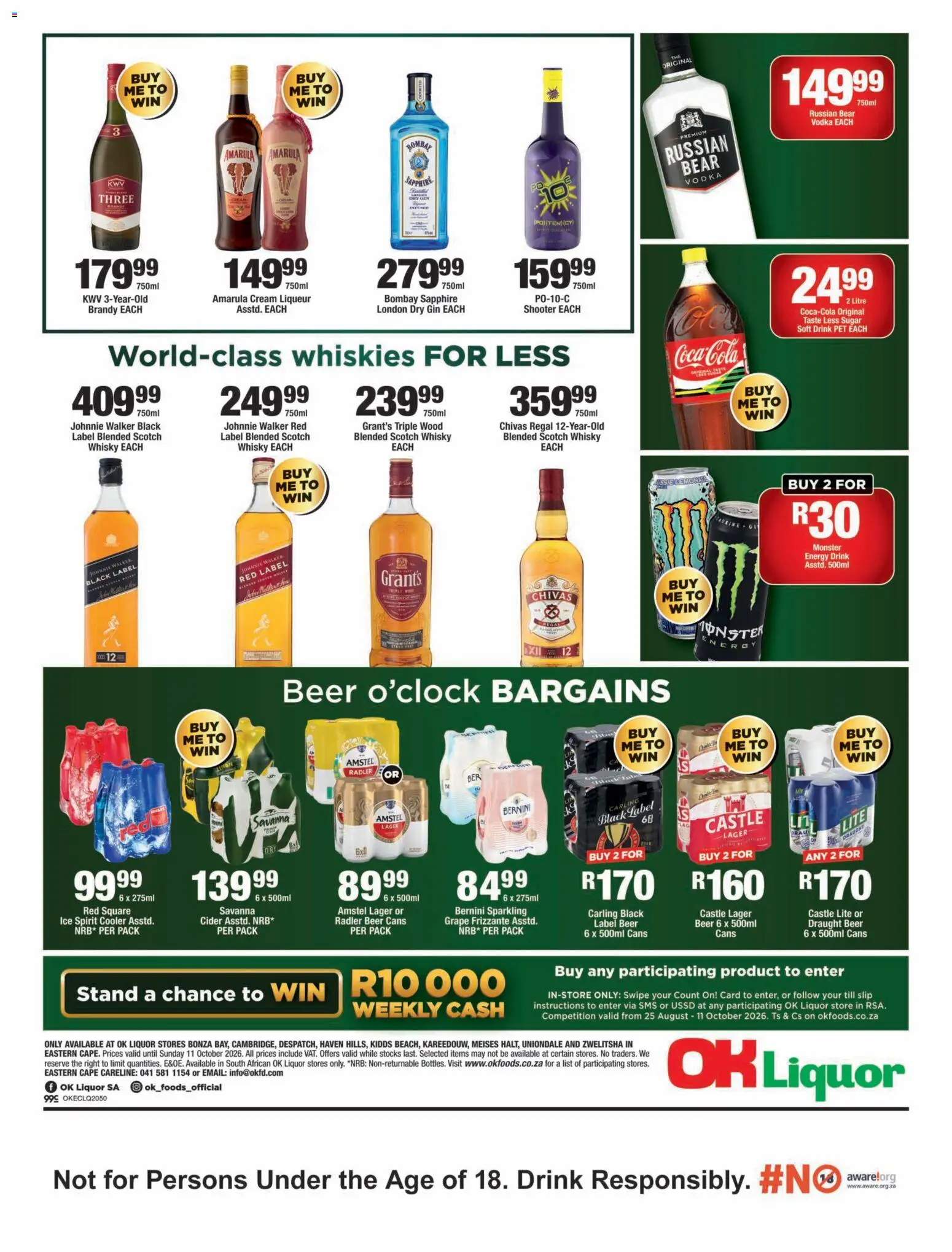New OK Foods catalogue – valid from 23/09/2026 | Page: 2 | Products: Cider, Gin, Radler, Energy drink
