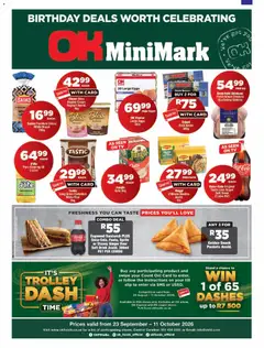 OK Foods specials catalogue – valid from 23/09/2026