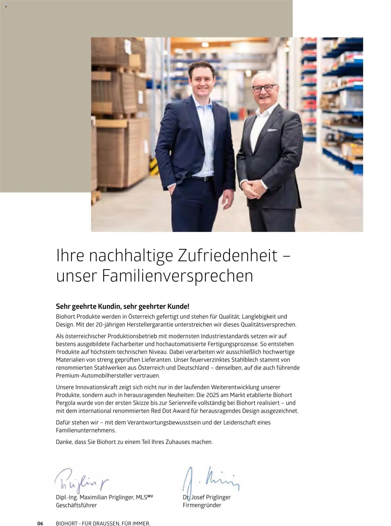 Dehner Biohort – Metall für Garten & Terrasse – gültig ab 01.01.2026 | Seite: 6