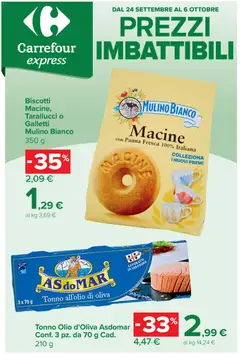 Anteprima del volantino Carrefour volantino valido a partire dal 24/09/2026