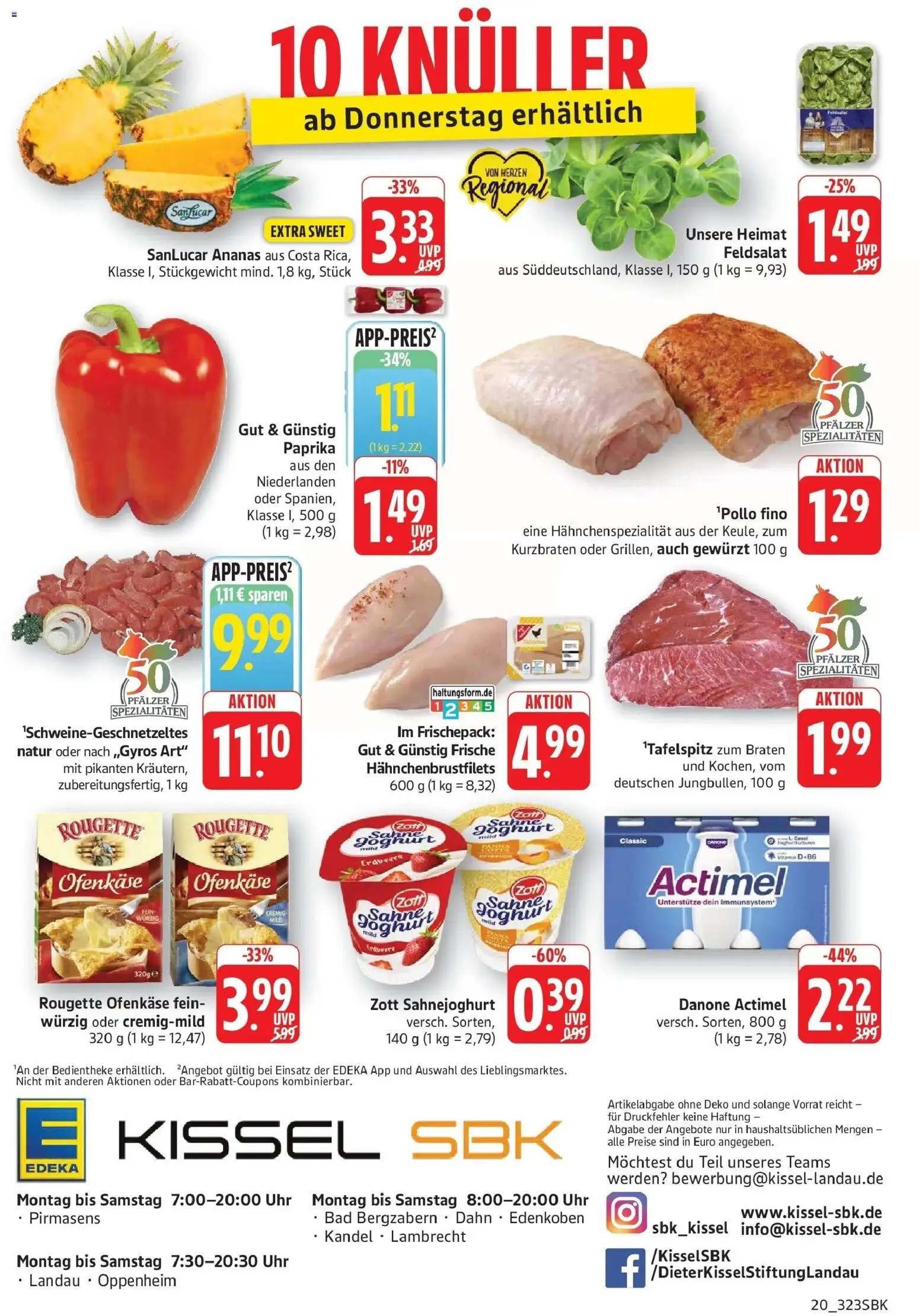 Edeka Prospekt Bad Bergzabern (ab 26.10.2026) » Angebote Online | Seite: 28 | Produkte: Spezialitäten, Bad, Paprika, Sahne