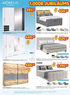 Möbelix -50% ab 13.10.2026 gültig | Seite: 4 | Produkte: Bett, Spiegel
