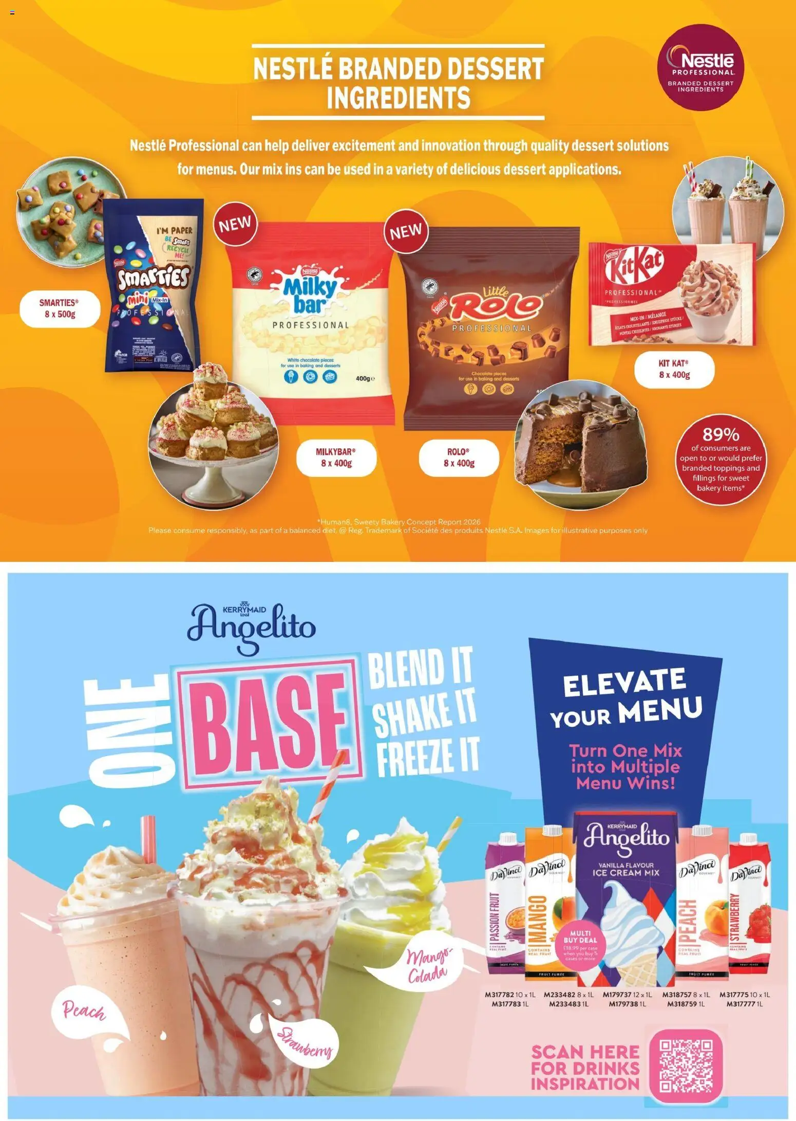 {H1} | Page: 41 | Products: Chocolate, Cream, Bakery, Vanilla