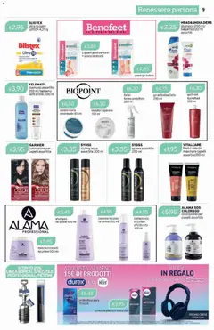 Anteprima del volantino Sirene Blu volantino valido a partire dal 03/06/2026 | Pagina: 9 | Prodotti: Shampoo, Lacca, Jeans, Cuffie