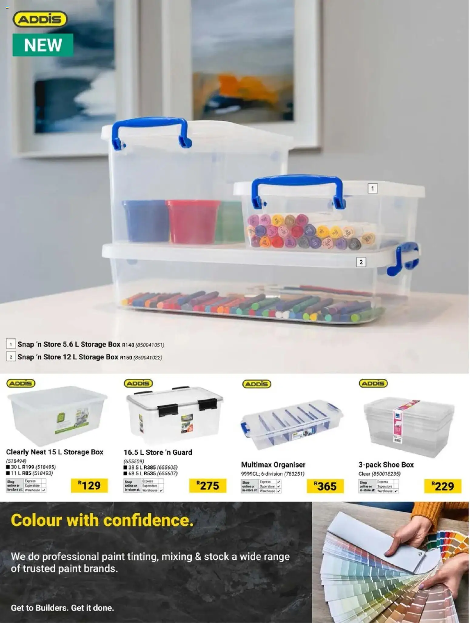 New Builders catalogue – valid from 19.05.2026 | Page: 21 | Products: Paint, Box, Stock