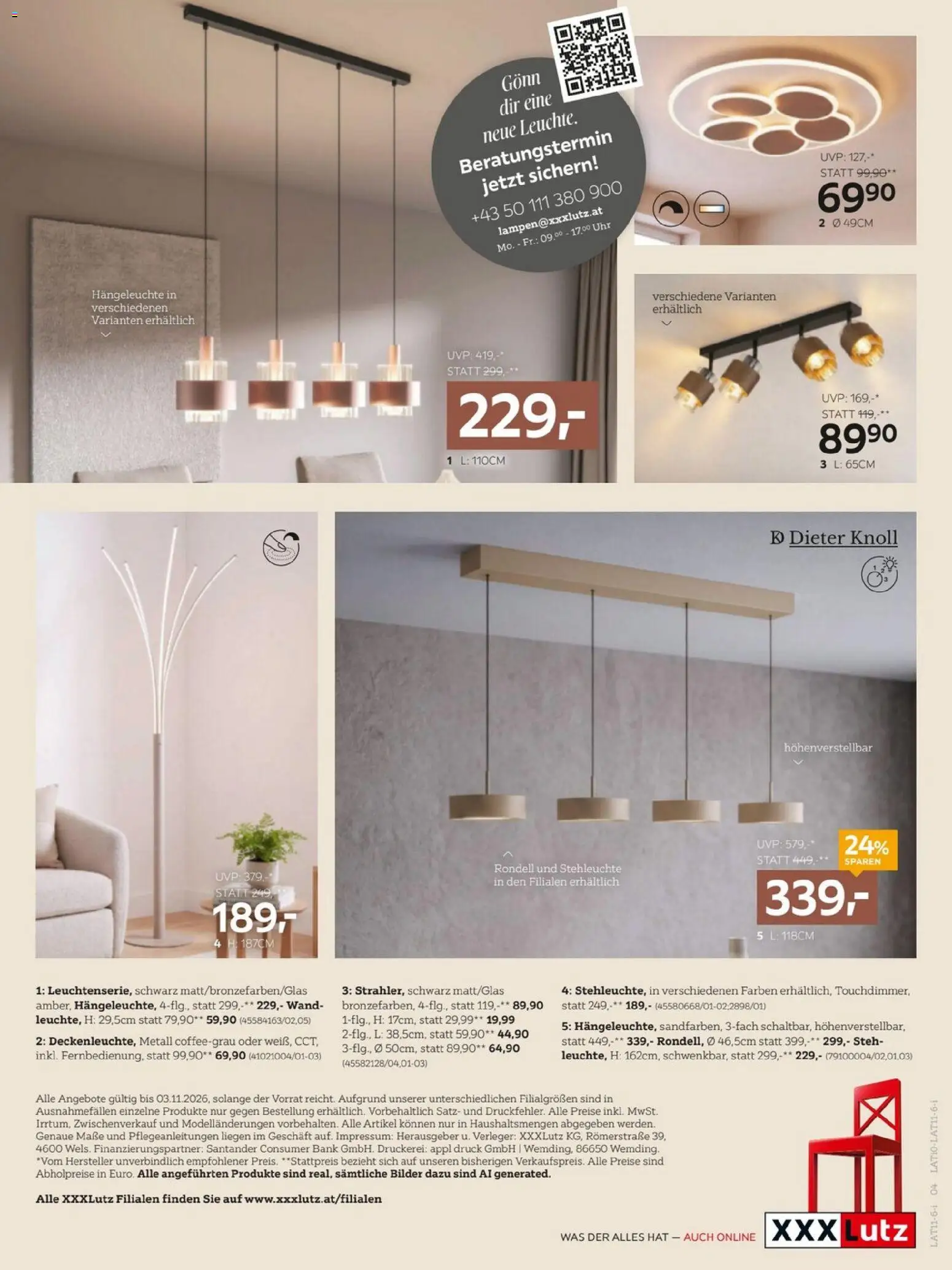 XXXLutz XXXLutz web 2 gültig ab 20.10.2026 | Seite: 3 | Produkte: Uhr