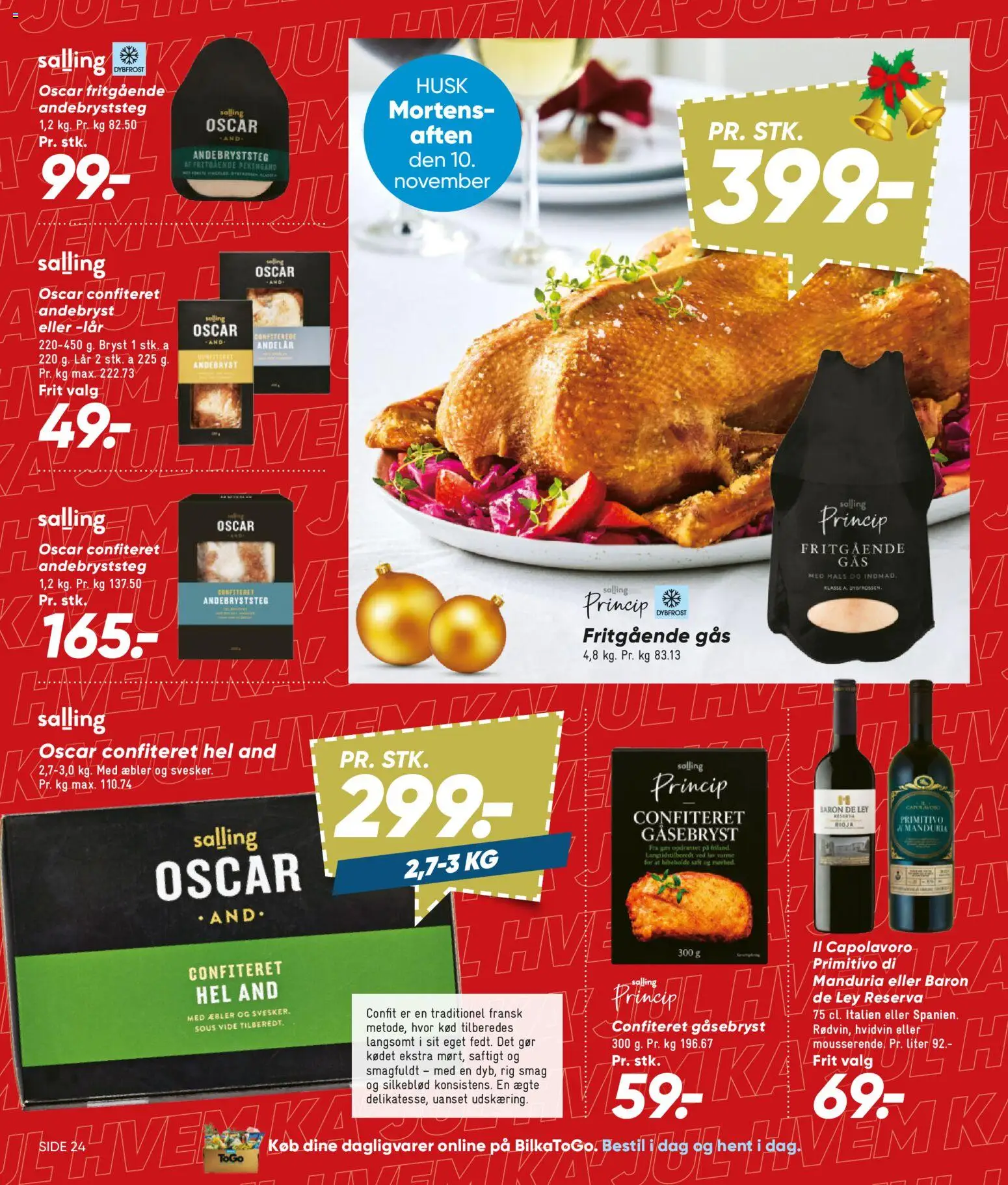 Bilka tilbudsavis – gyldig fra 30/10/2026 | Side: 26 | Produkter: Dagligvarer, Æbler, Pekingand, Gås