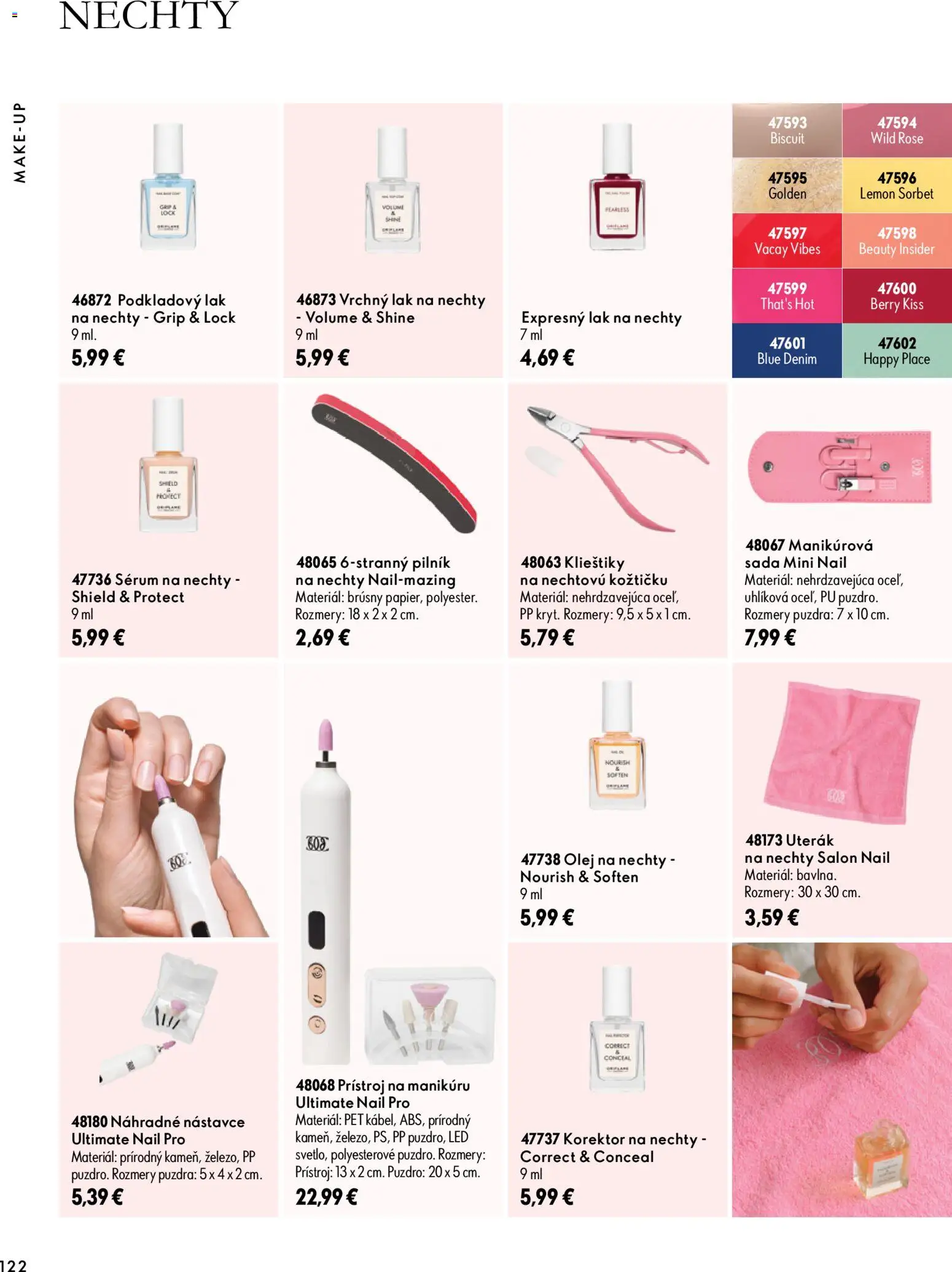 Nové Oriflame akcie – leták je platný od 30.09.2026 | Strana: 122 | Produkty: Olej, Sorbet, Korektor, Puzdro