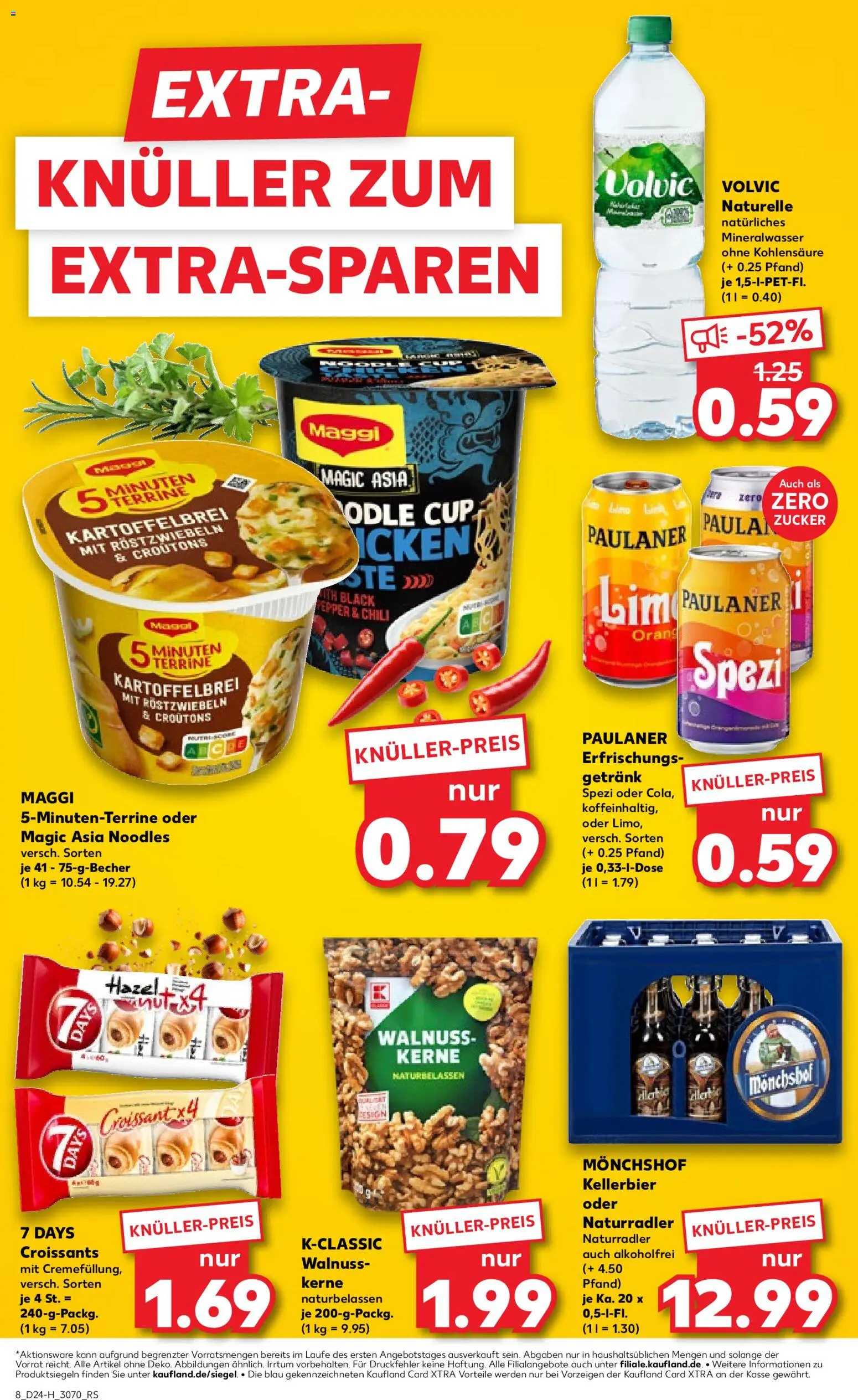 Kaufland Prospekt Leipzig – gültig ab 11.06.2026 | Seite: 8 | Produkte: Maggi, Paulaner spezi, Mineralwasser, Paulaner