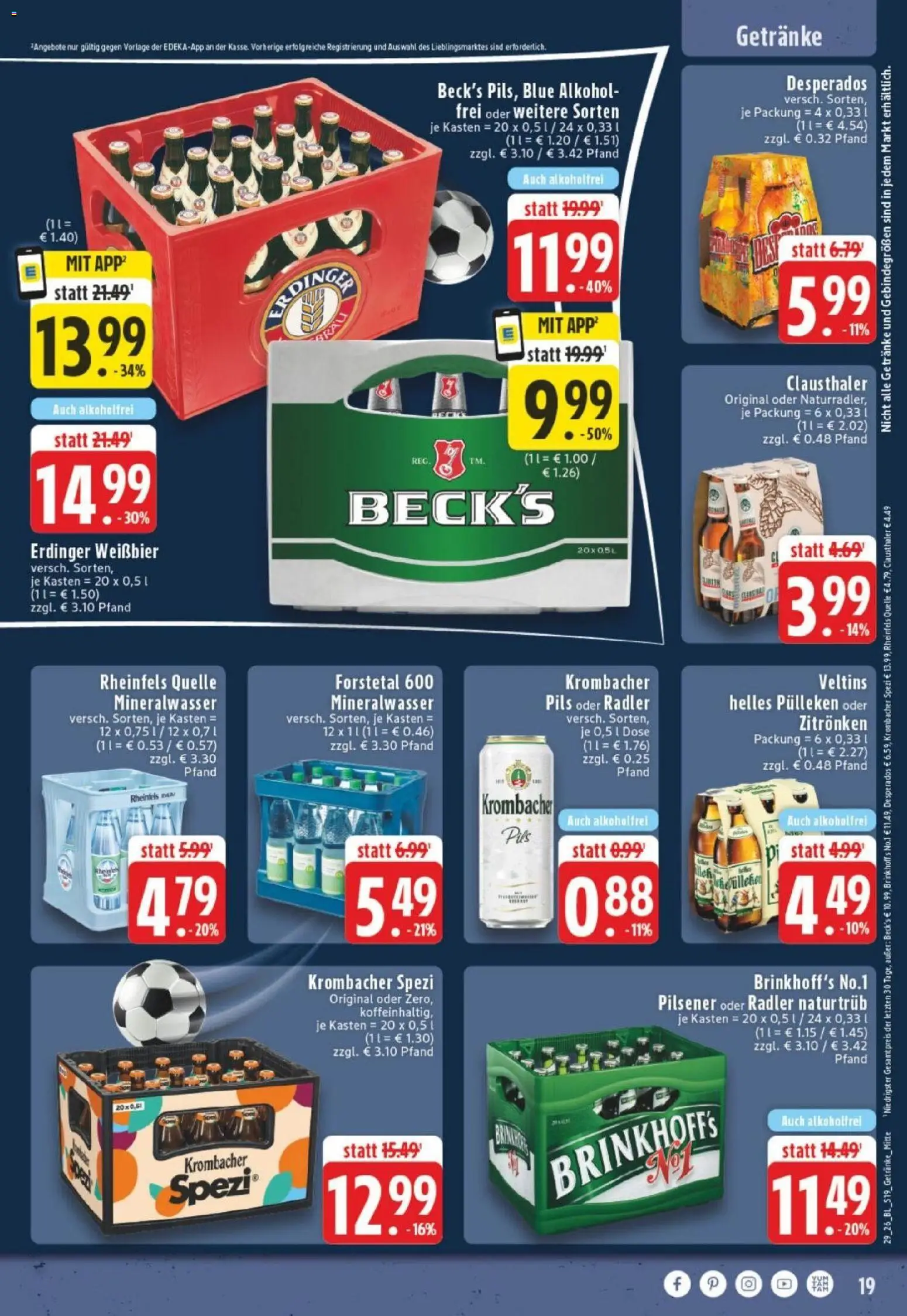 Edeka Prospekt Wegner – gültig ab 13.07.2026 | Seite: 19