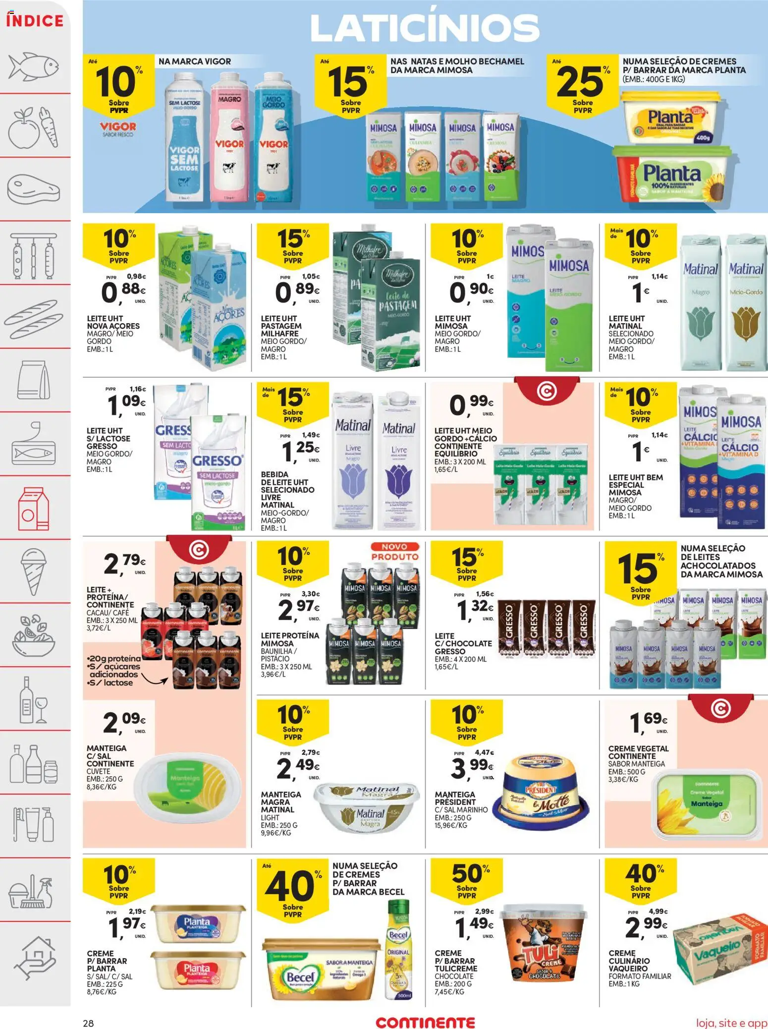 Continente folheto │ válido de 14.04.2026 | Página: 28 | Produtos: Sal, Café, Vitamina d, Natas