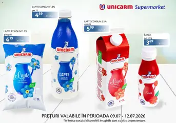 Ofertele Unicarm valabile de la 09.07.2026