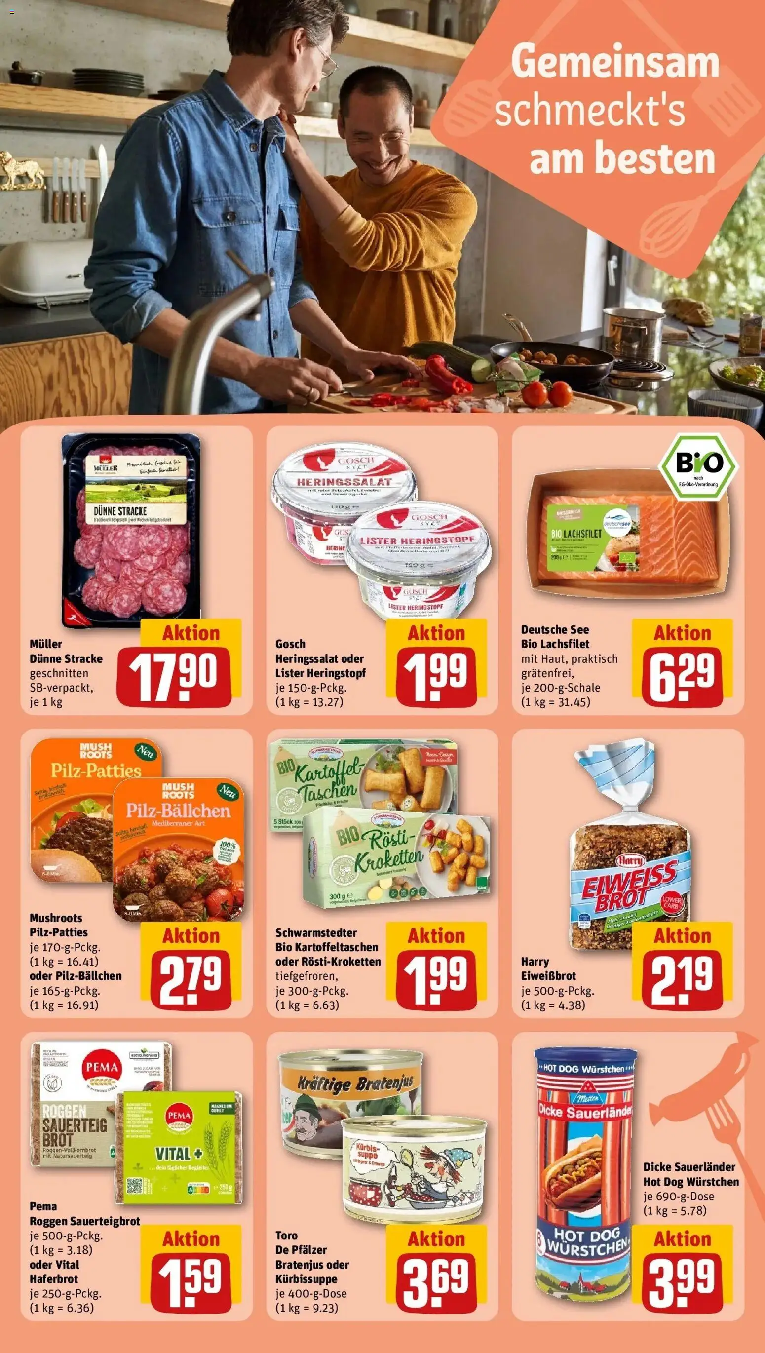 REWE Prospekt ab 05.10.2026 zum Blättern » Angebote | Seite: 20 | Produkte: Hering, Taschen, Kürbis, Brot