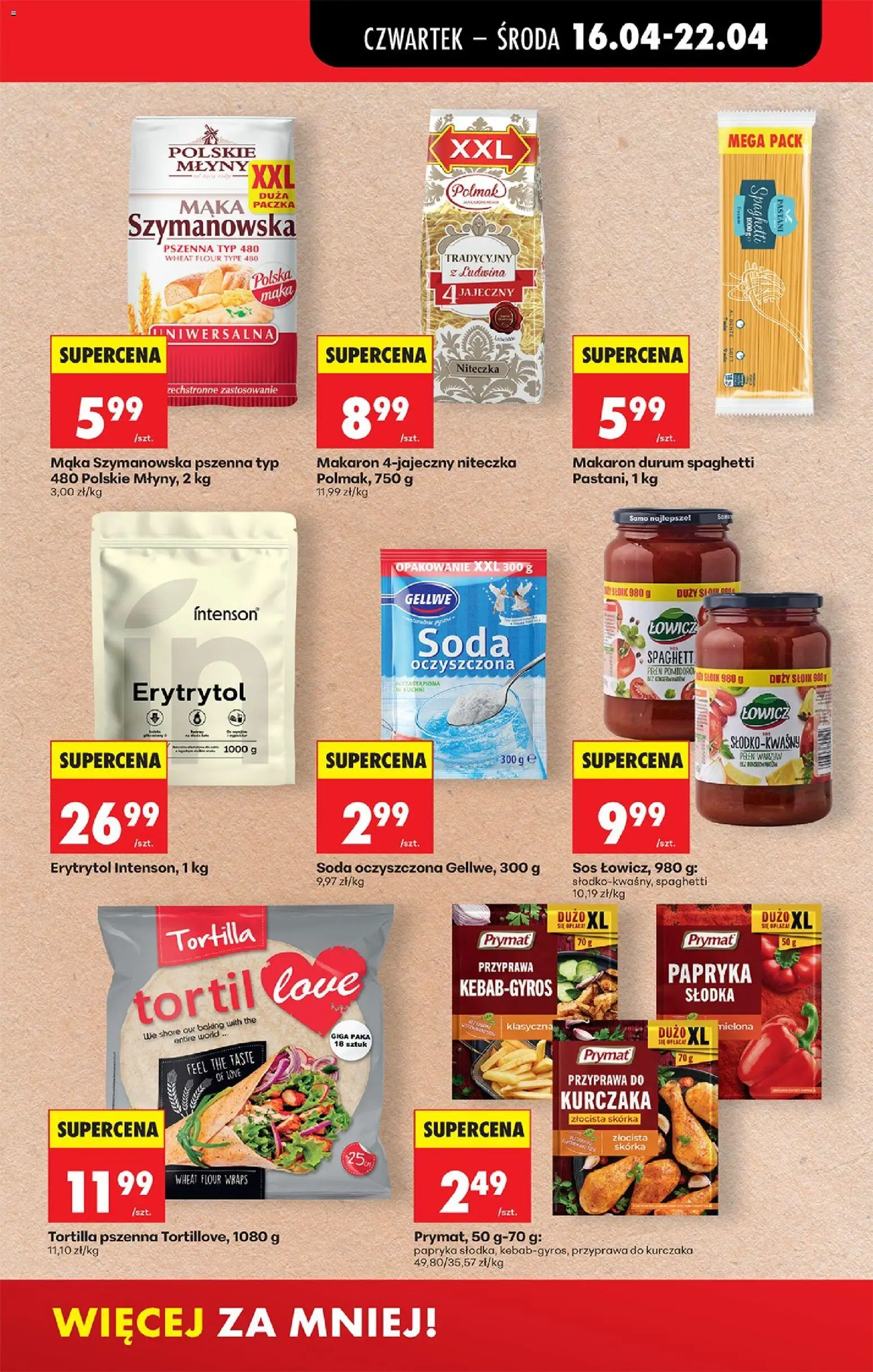Biedronka gazetka od czwartku od 16.04.2026 | Strona: 59 | Produkty: Daktyle, Płatki owsiane, Kasza, Sok