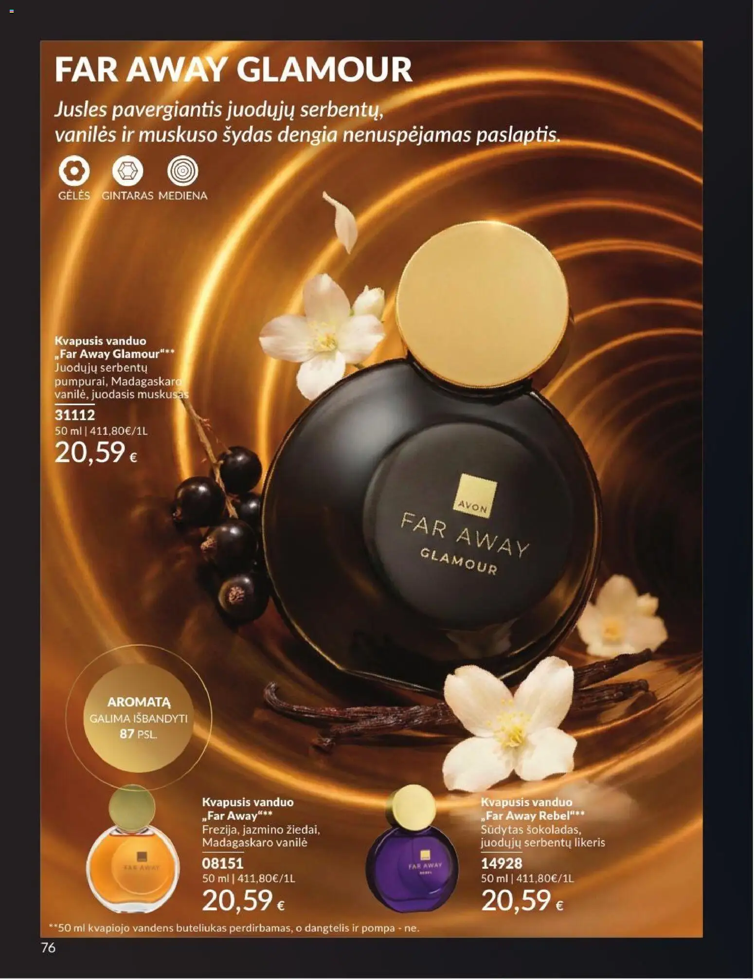AVON akcijos nuo 2026.07.01 | Puslapis: 76 | Prekių: Kvapusis vanduo