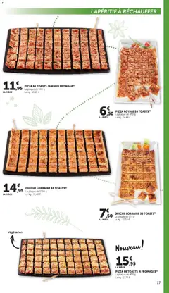 Super U - Prévisualisation de Super U - La carte Printemps Été valide à partir de 03/03/2026 | Page: 17 | Produits: Jambon, Pizza, Toasts