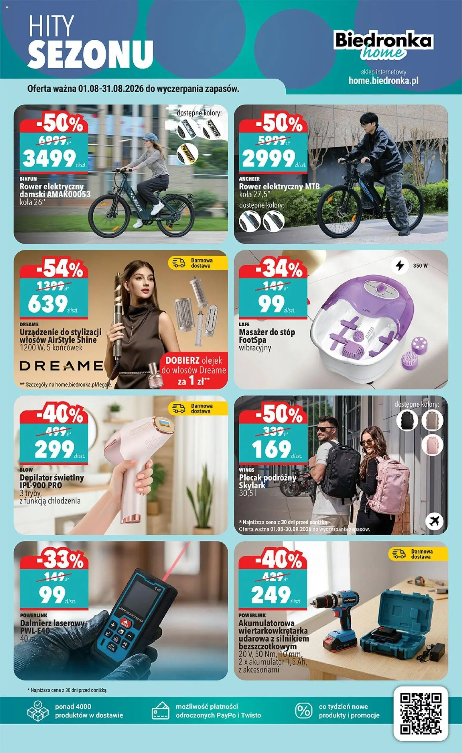 Biedronka Polsko leták - Hity i inspiracje od 03.08.2026 | Strana: 43 | Produkty: Depilátor, Kola