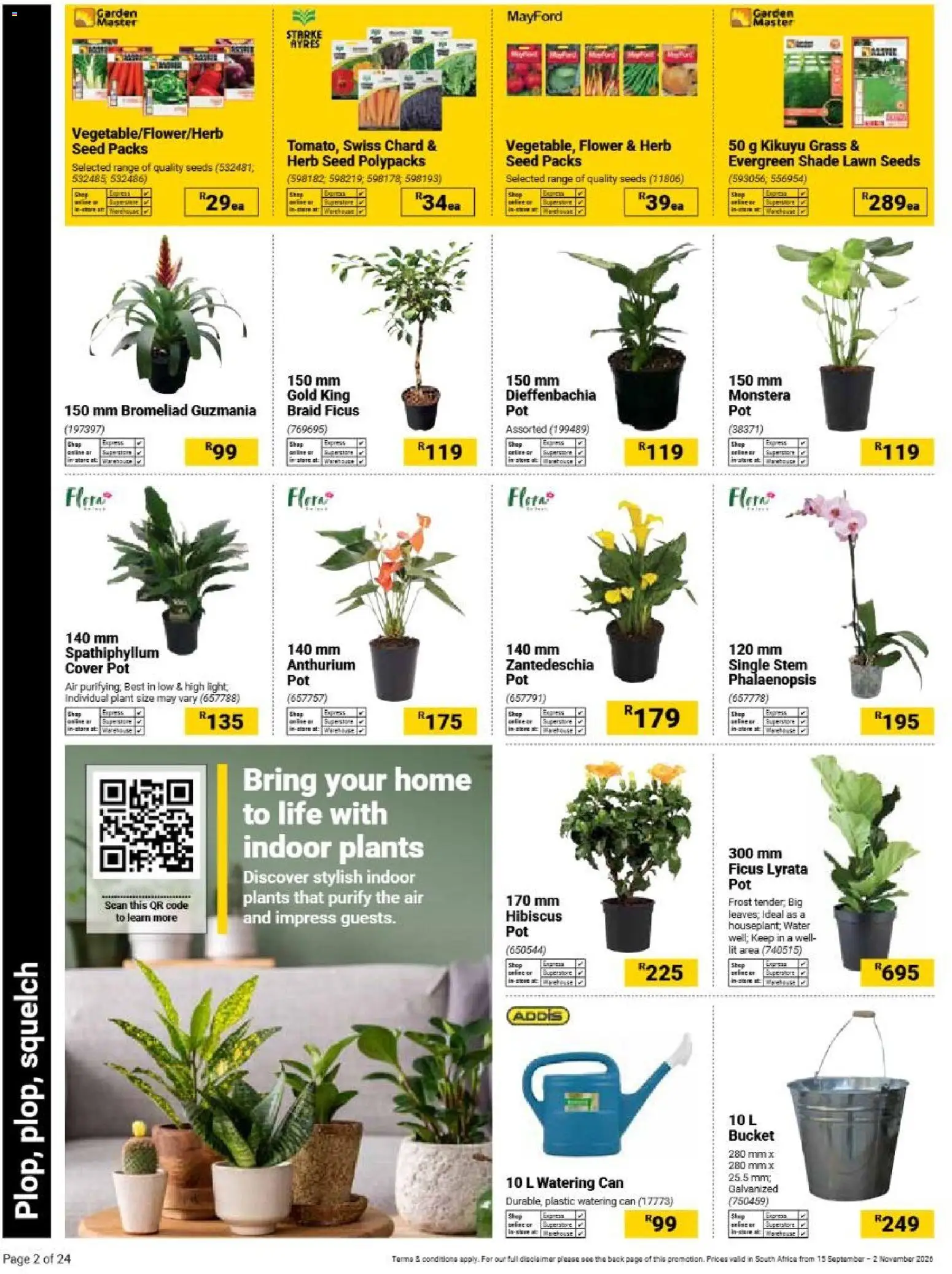 New Builders catalogue – valid from 15/09/2026 | Page: 2 | Products: Cover, Water