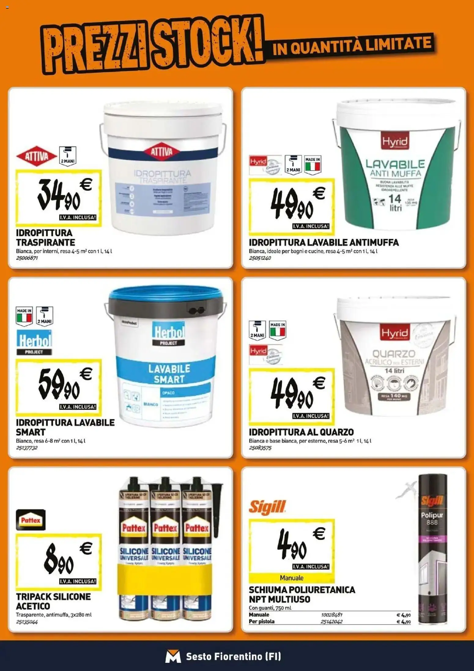 Volantino TECNOMAT del 27/08/2026 | Pagina: 13 | Prodotti: Schiuma, Silicone