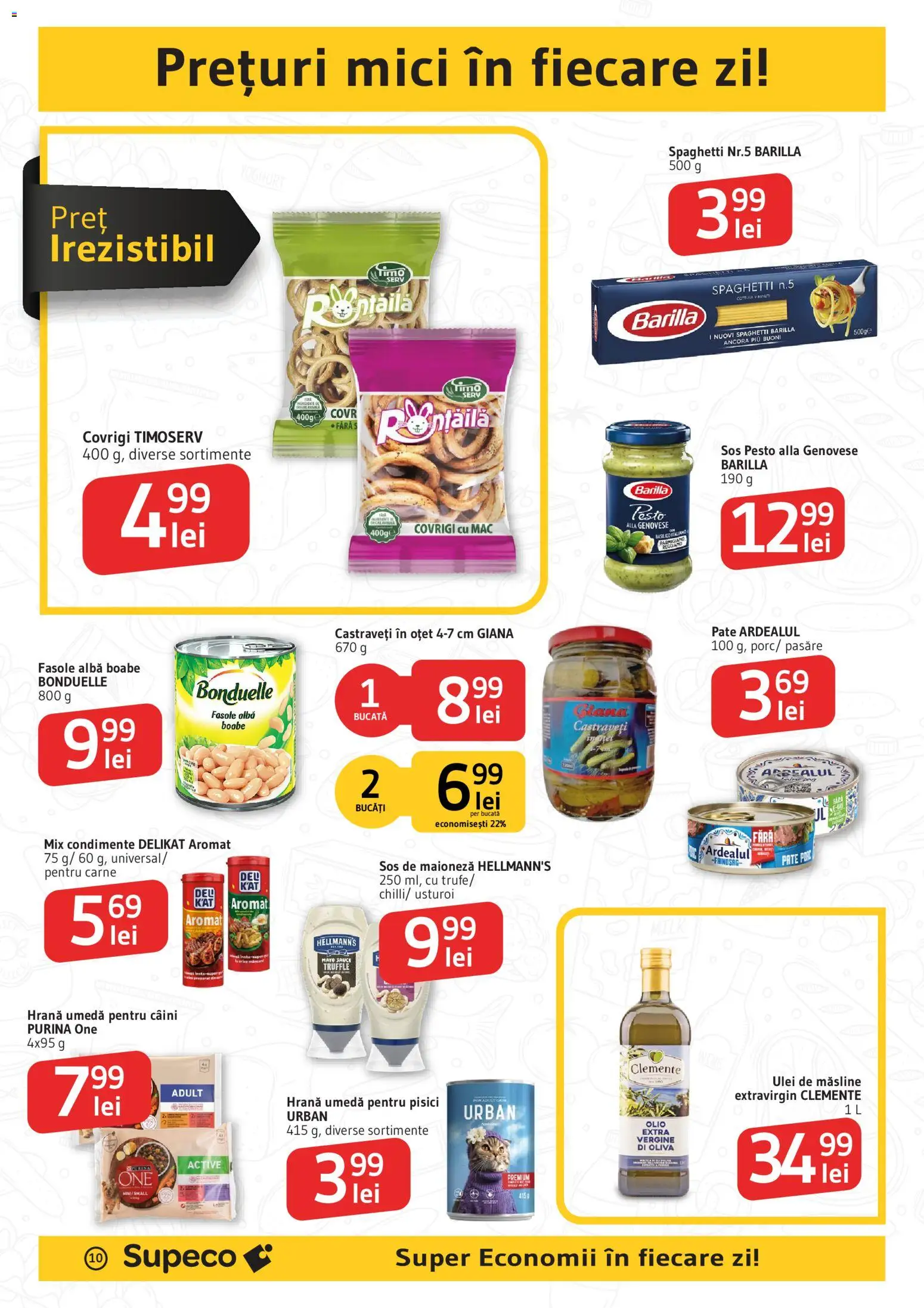 Noul catalog Supeco – valabil de la 23.07.2026 | Pagină: 10 | Produse: Alba, Barilla, Măsline, Ulei de masline