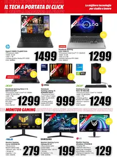Anteprima del volantino Media World volantino Il Tech A Portata Di Click valido a partire dal 16/07/2026 | Pagina: 8 | Prodotti: Monitor, Notebook, Xbox, Samsung