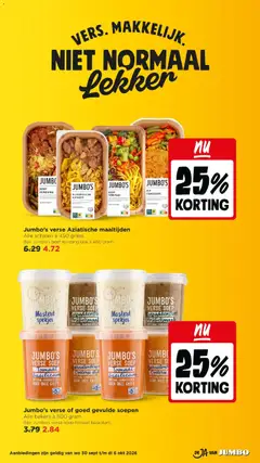 JUMBO'S VERSE SOEP TOMAAT BASILICUM, Verse soep tomaat basilicum speciaal samengesteld door onze chefs - Voorbeeld van een folder van Jumbo, geldig van 30-09-2026 | Pagina: 13