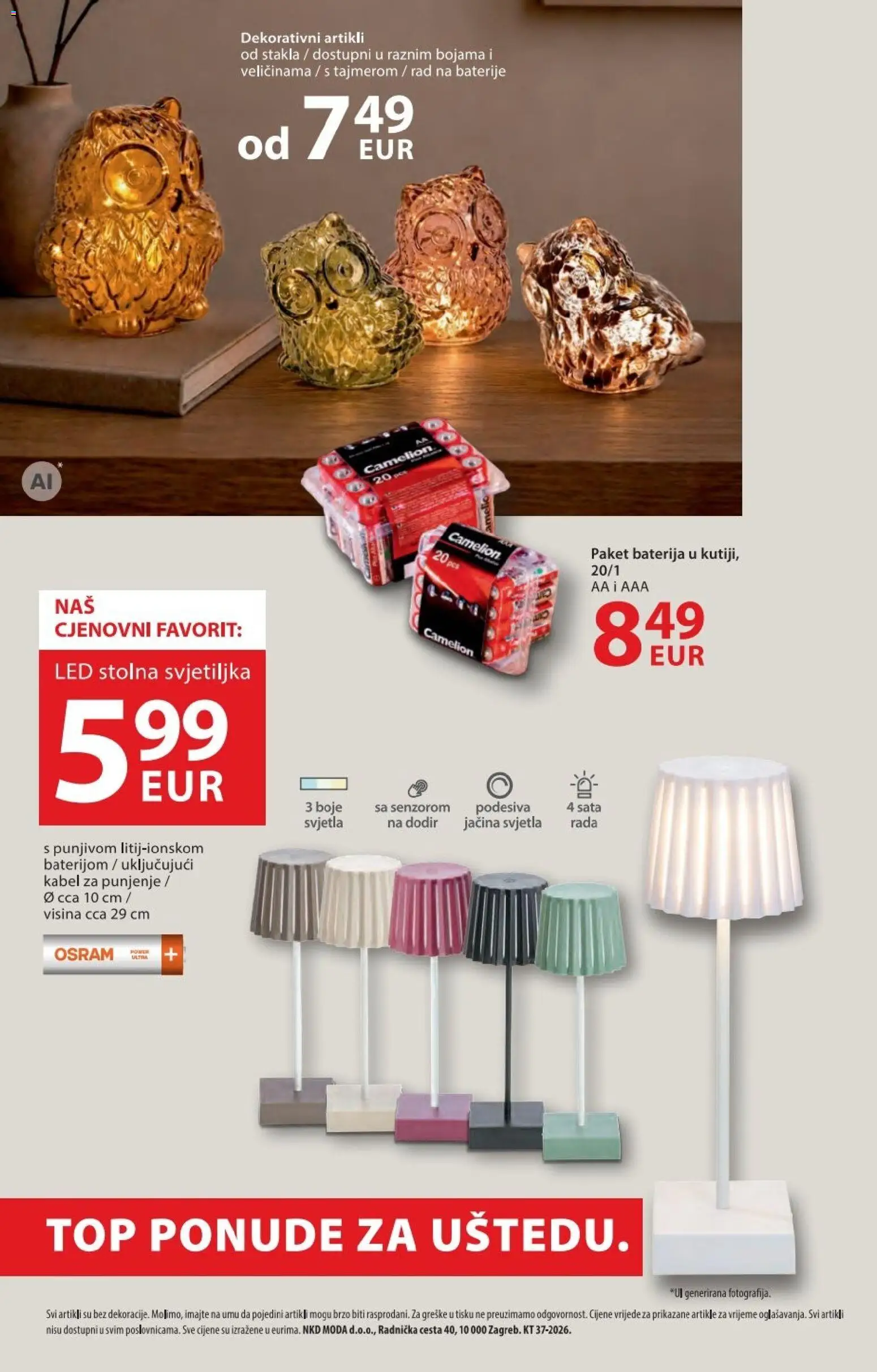 NKD katalog | vrijedi od 10.09.2026 | Stranica: 10 | Proizvodi: Baterija, Svjetiljka, Baterije, Led