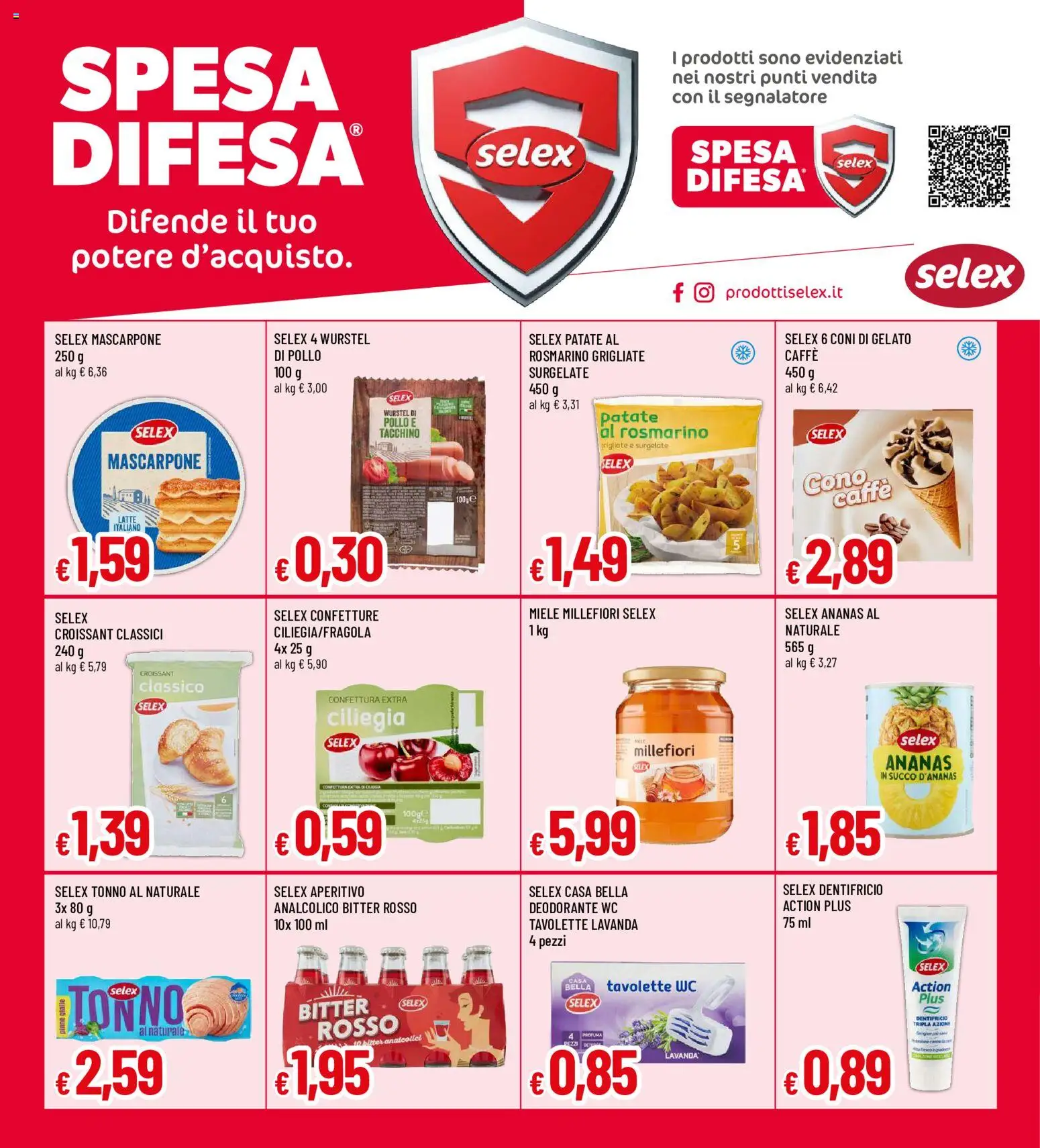 Volantino Galassia del 16/07/2026 | Pagina: 12 | Prodotti: Gelato, Wurstel, Ananas, Croissant