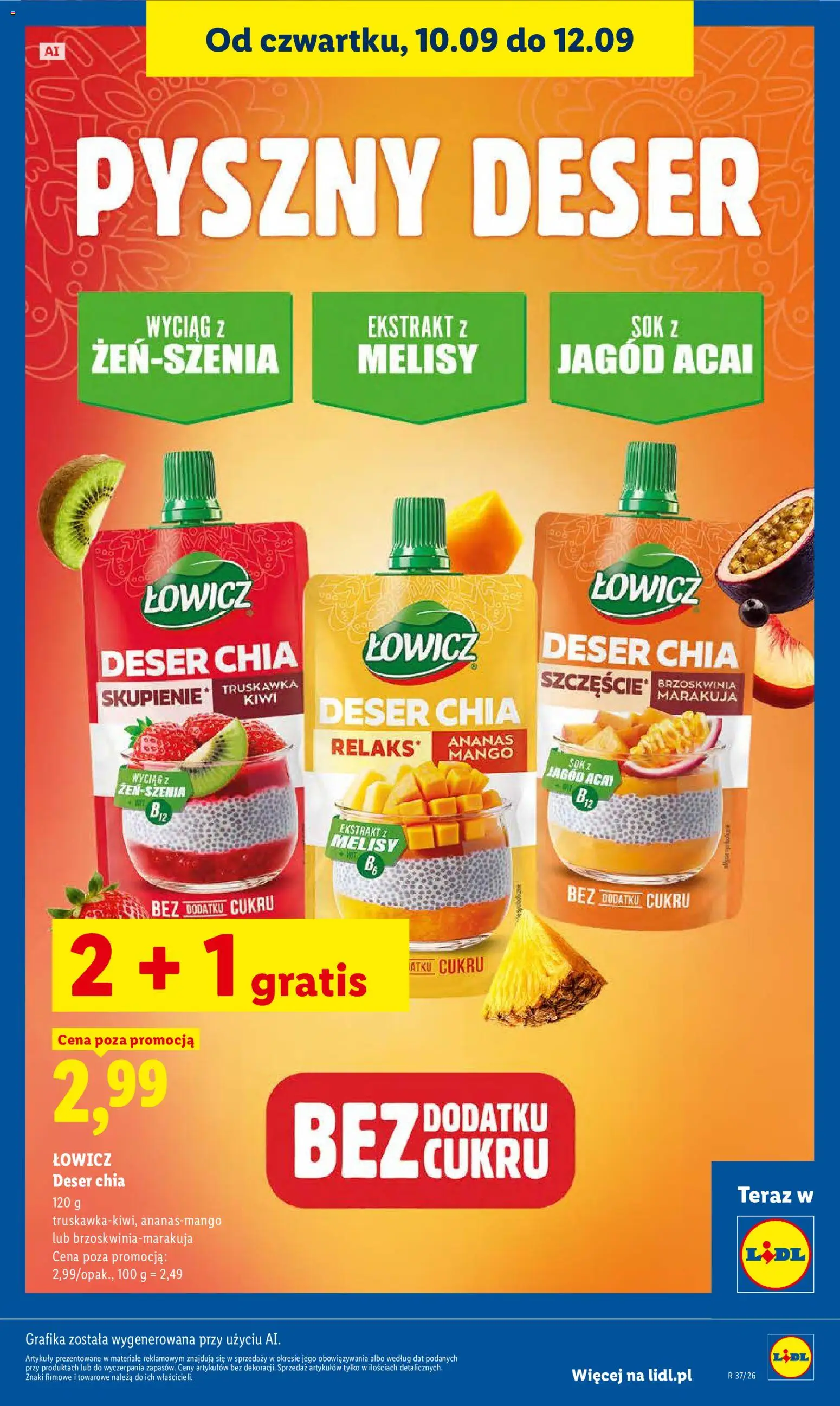 Lidl Polsko leták od 10.09.2026 | Strana: 75 | Produkty: Ananas, Kiwi, Chia, Marakuja