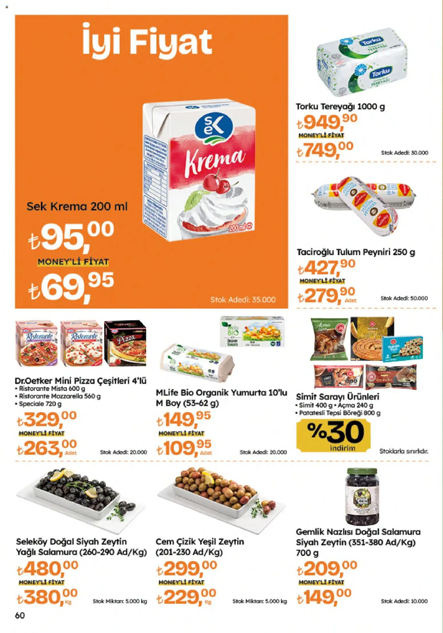 Migros Katalog - Migroskop - 04.06.2026 tarihinden itibaren geçerlidir | Sayfa: 60 | Ürünler: Tereyağı, Pizza, Tulum, Tepsi