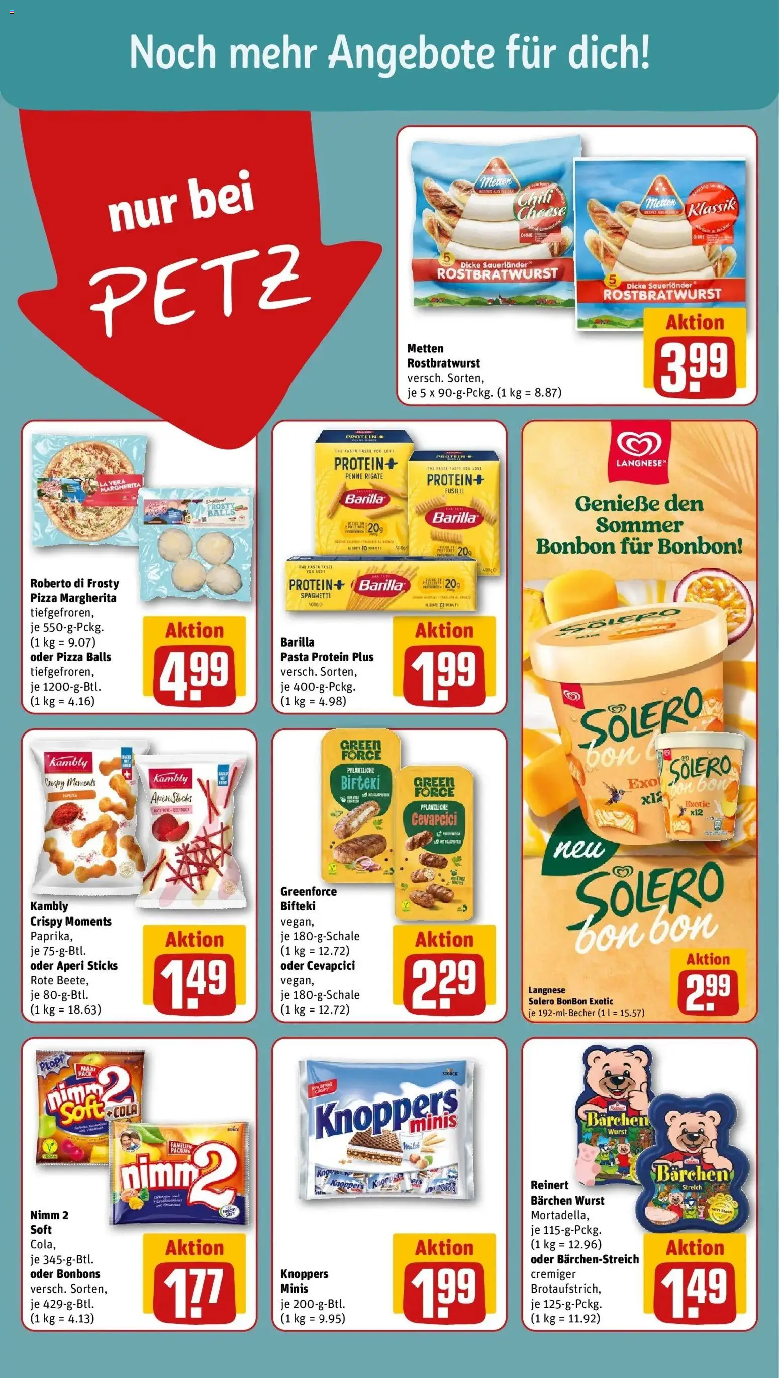 Rewe Prospekt Bendorf – gültig ab 27.07.2026 | Seite: 14 | Produkte: Milch, Cevapcici, Paprika, Chili