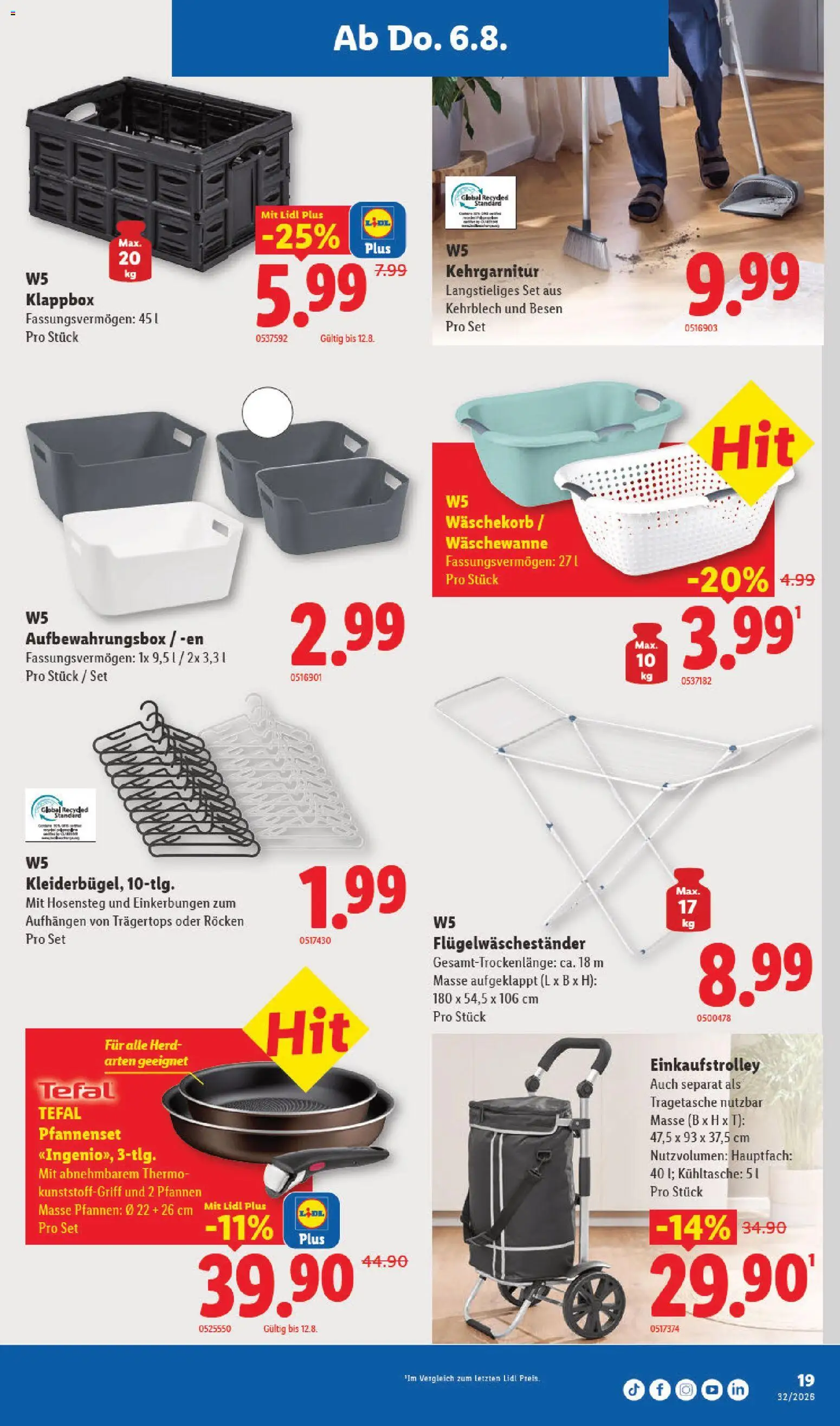 Lidl aktionen – gültig ab 06.08.2026 | Seite: 19 | Produkte: Box, Herd
