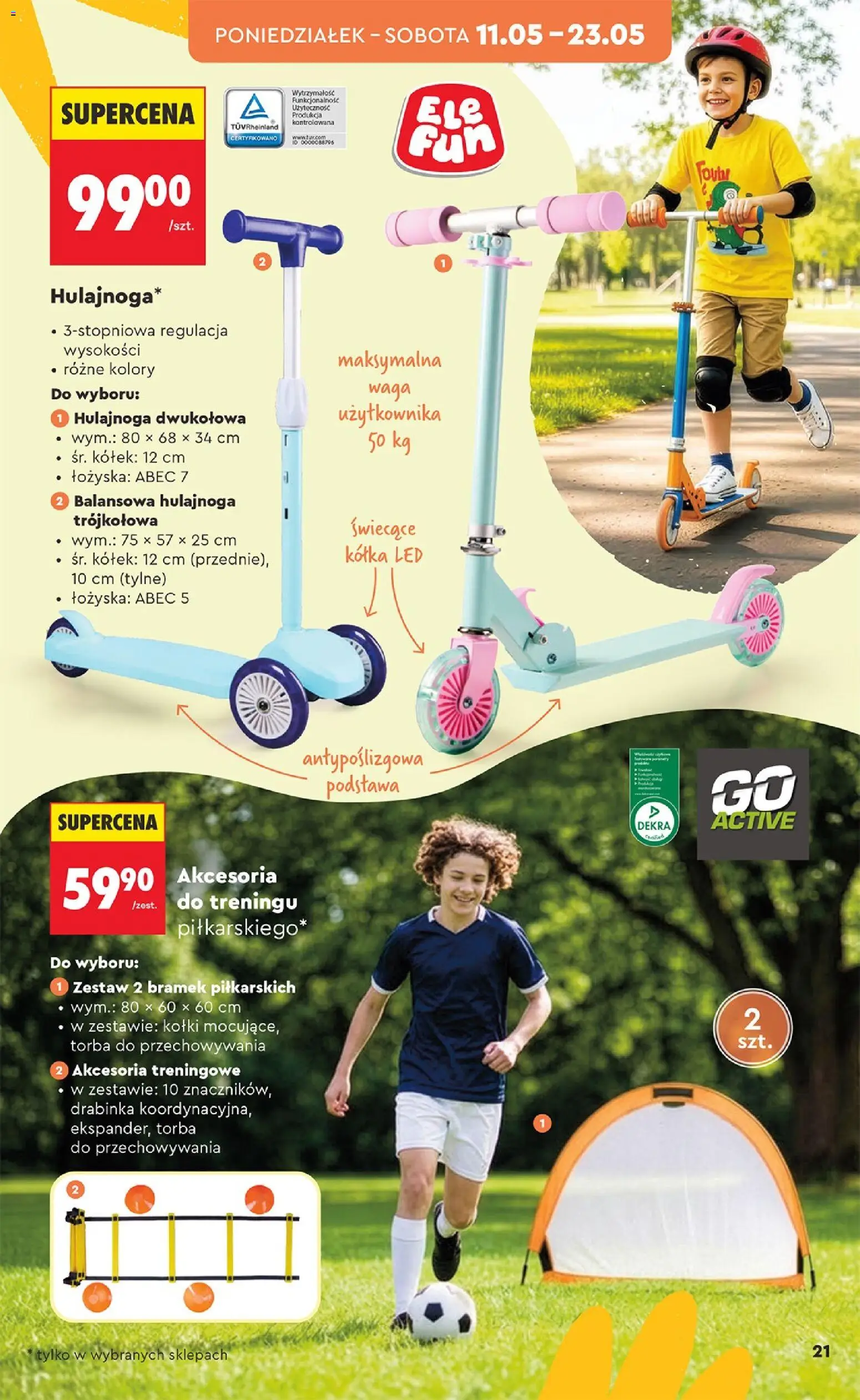 Biedronka Polsko leták - Hity i inspiracje od 09.05.2026 | Strana: 23 | Produkty: LED