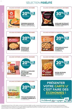 Super U - Prévisualisation de Super U - Ma sélection Carte U Octobre valide à partir de 05/10/2026 | Page: 40 | Produits: Friteuse, Frites, Champignon, Crème